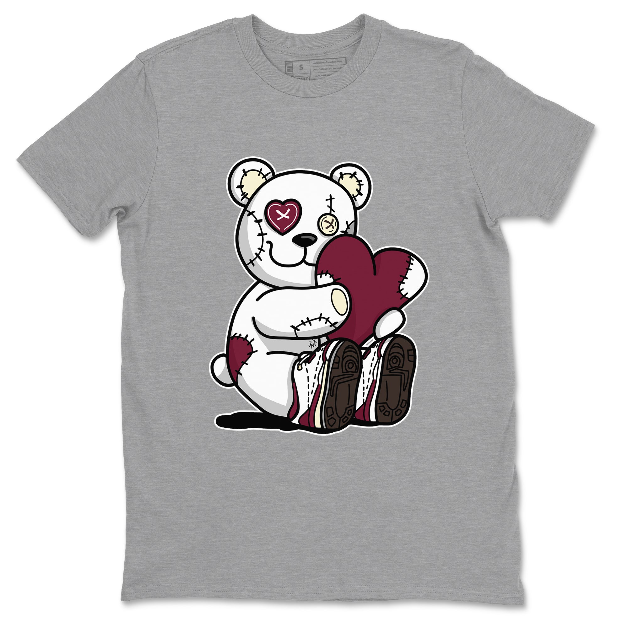 Hugging Bear snkmatch Tees - Air Jordan 3 A Ma Maniere x Burgundy Crush