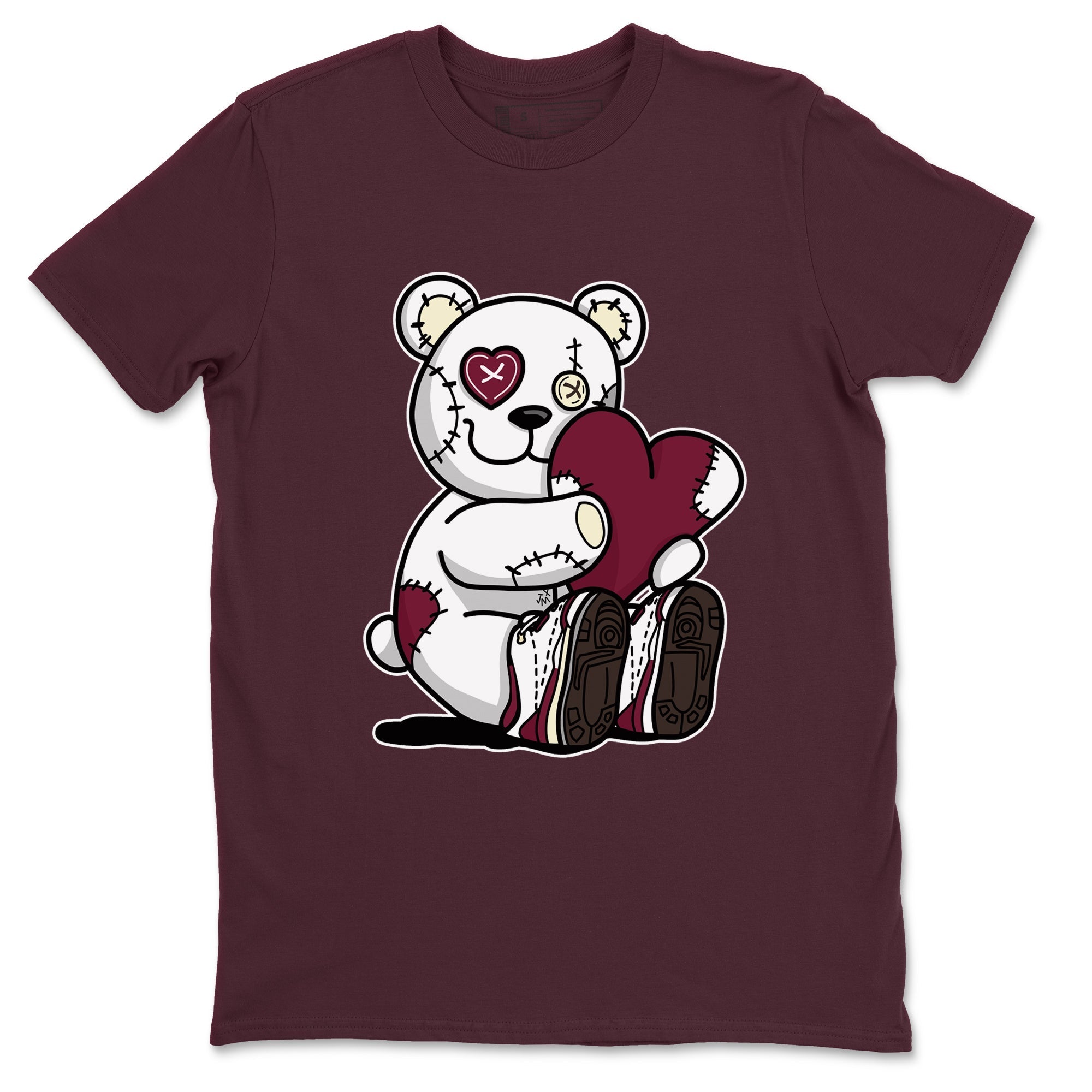 Hugging Bear snkmatch Tees - Air Jordan 3 A Ma Maniere x Burgundy Crush