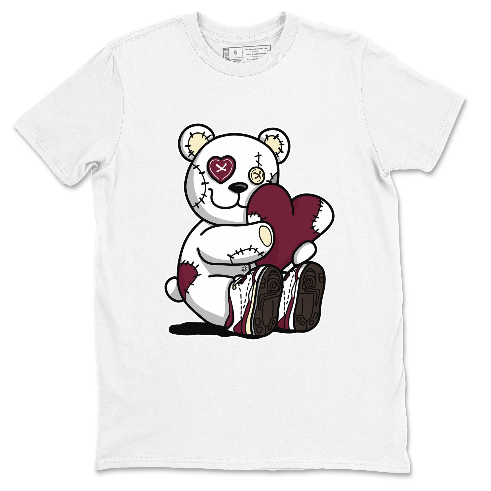 Hugging Bear snkmatch Tees - Air Jordan 3 A Ma Maniere x Burgundy Crush