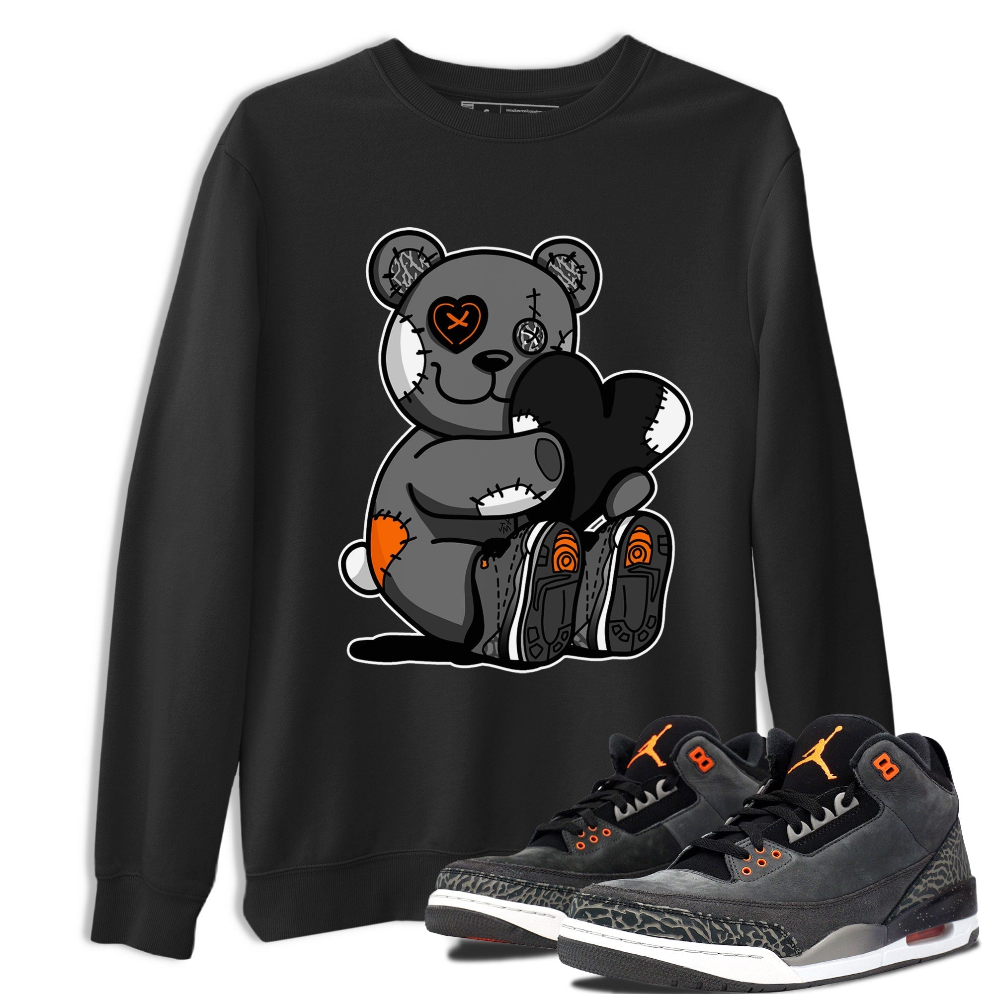 Hugging Bear snkmatch Tee - Air Jordan 3 Fear