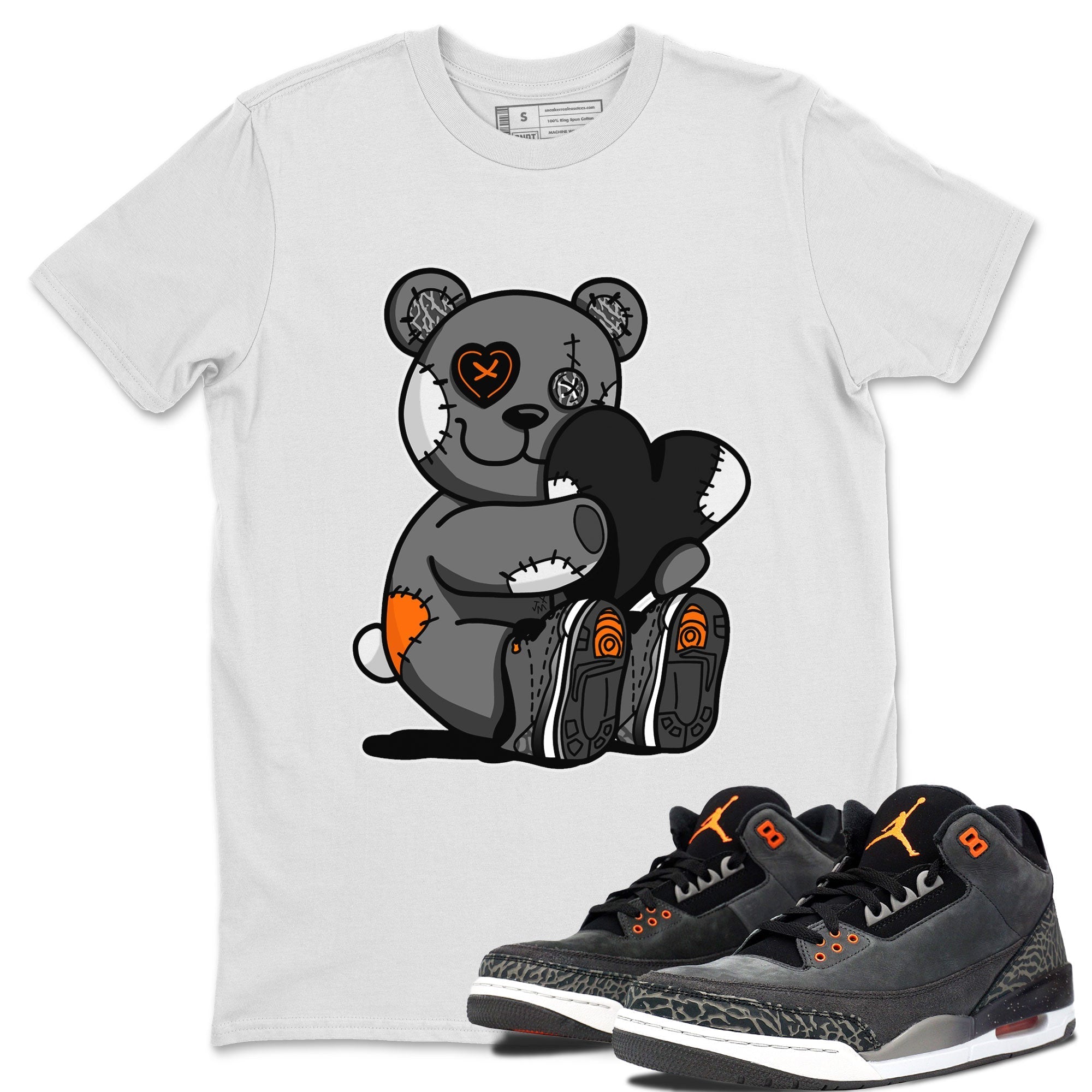 Hugging Bear snkmatch Tee - Air Jordan 3 Fear