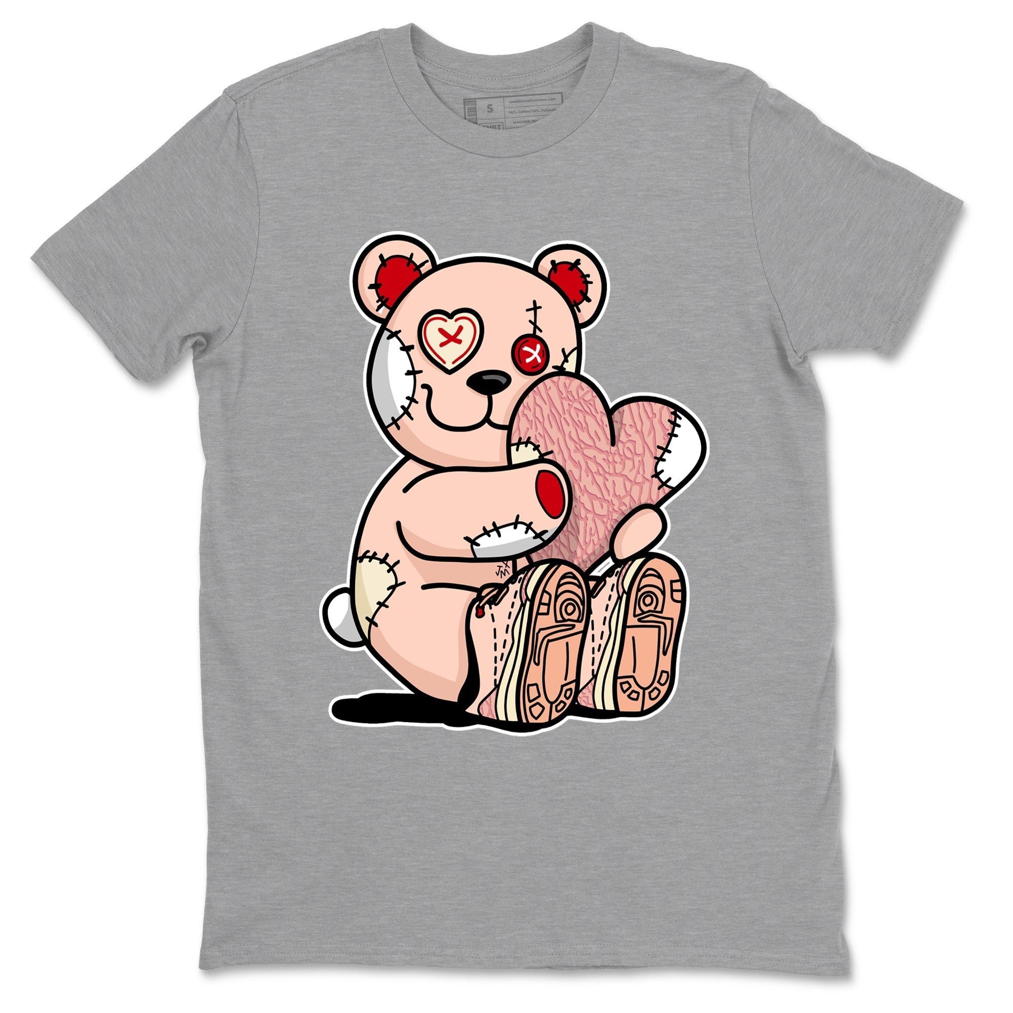 Hugging Bear snkmatch Tees - Air Jordan 3 Valentines Day