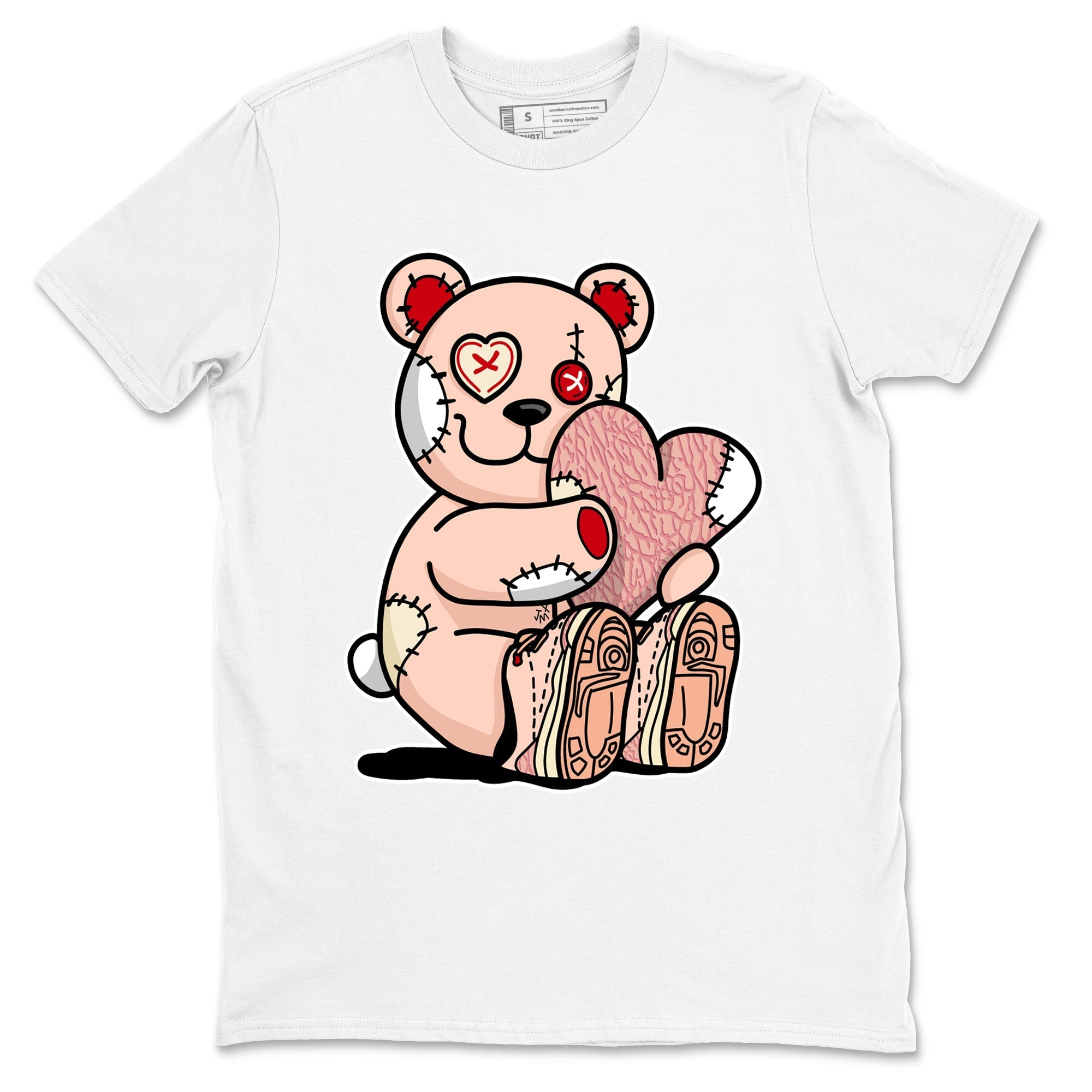 Hugging Bear snkmatch Tees - Air Jordan 3 Valentines Day