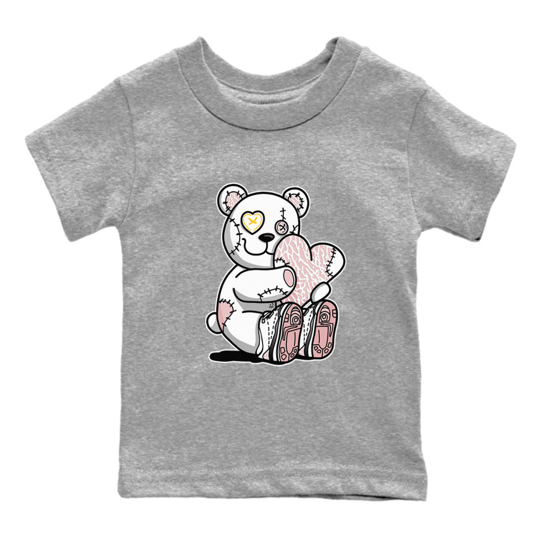 Hugging Bear snkmatch Tees Kids - Air Jordan 3 Vintage Floral