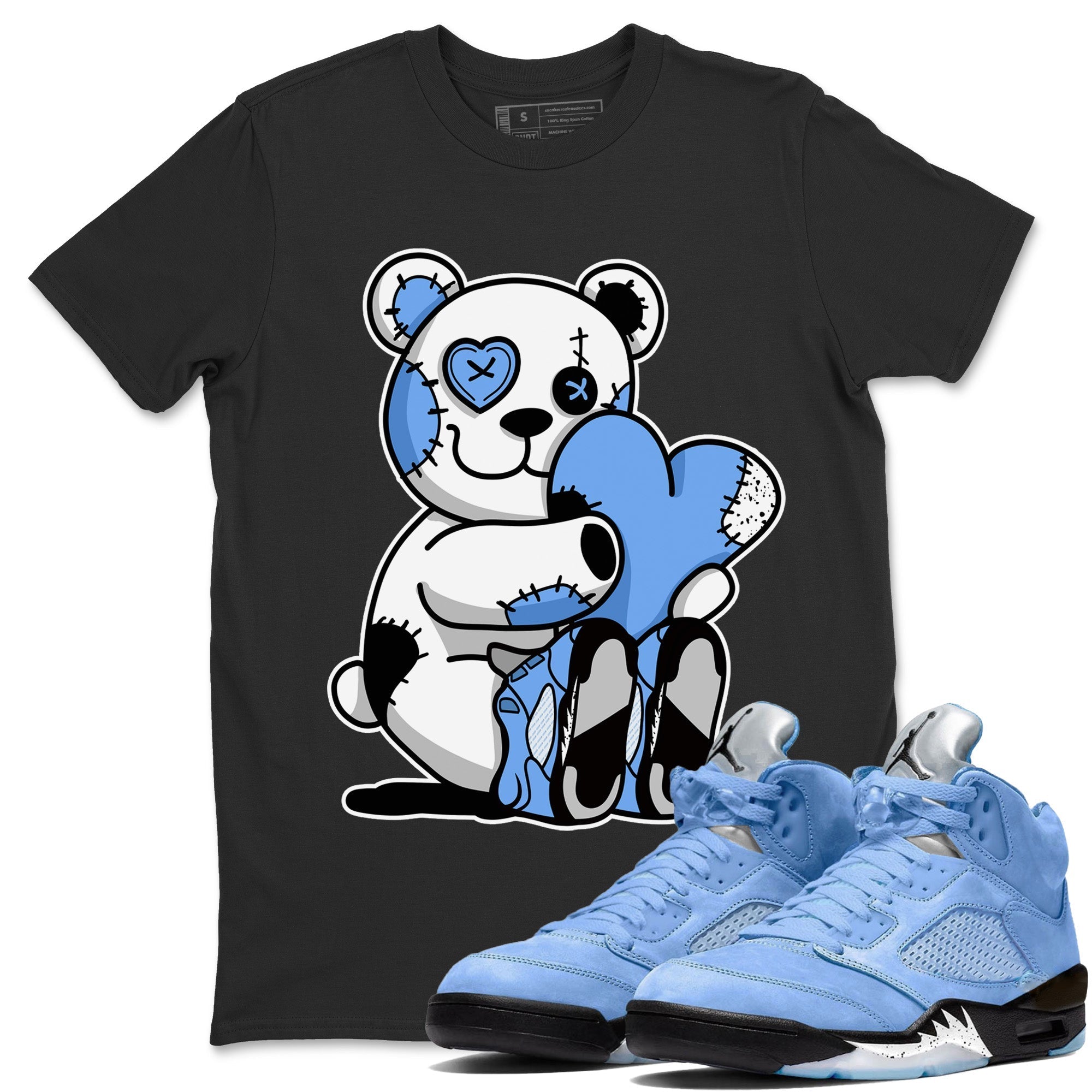 Hugging Bear Unisex Tops - Air Jordan 5 UNC