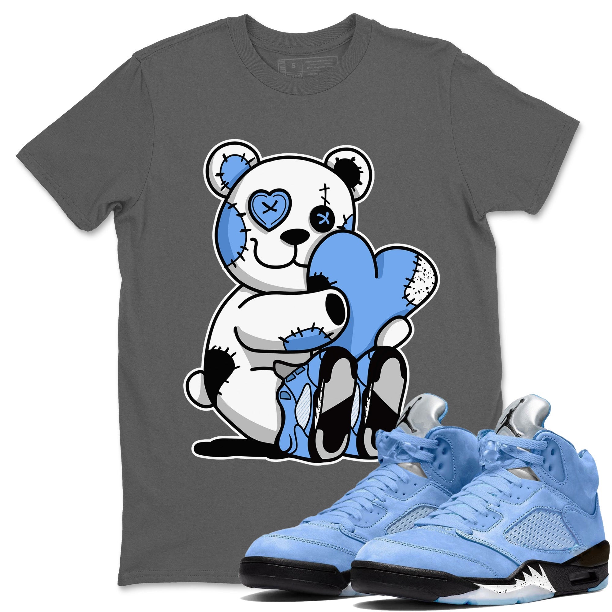 Hugging Bear Unisex Tops - Air Jordan 5 UNC