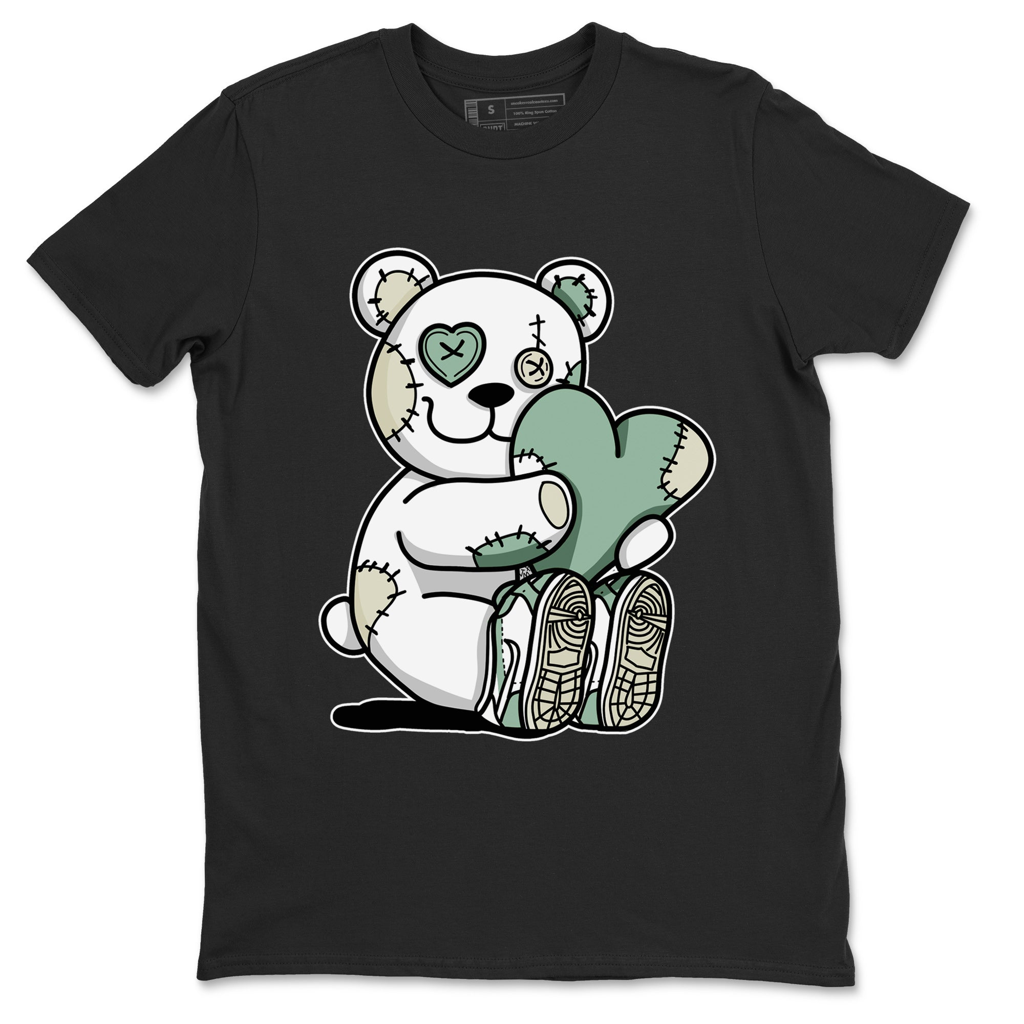 Hugging Bear Unisex Tops - Dunk Mica Green