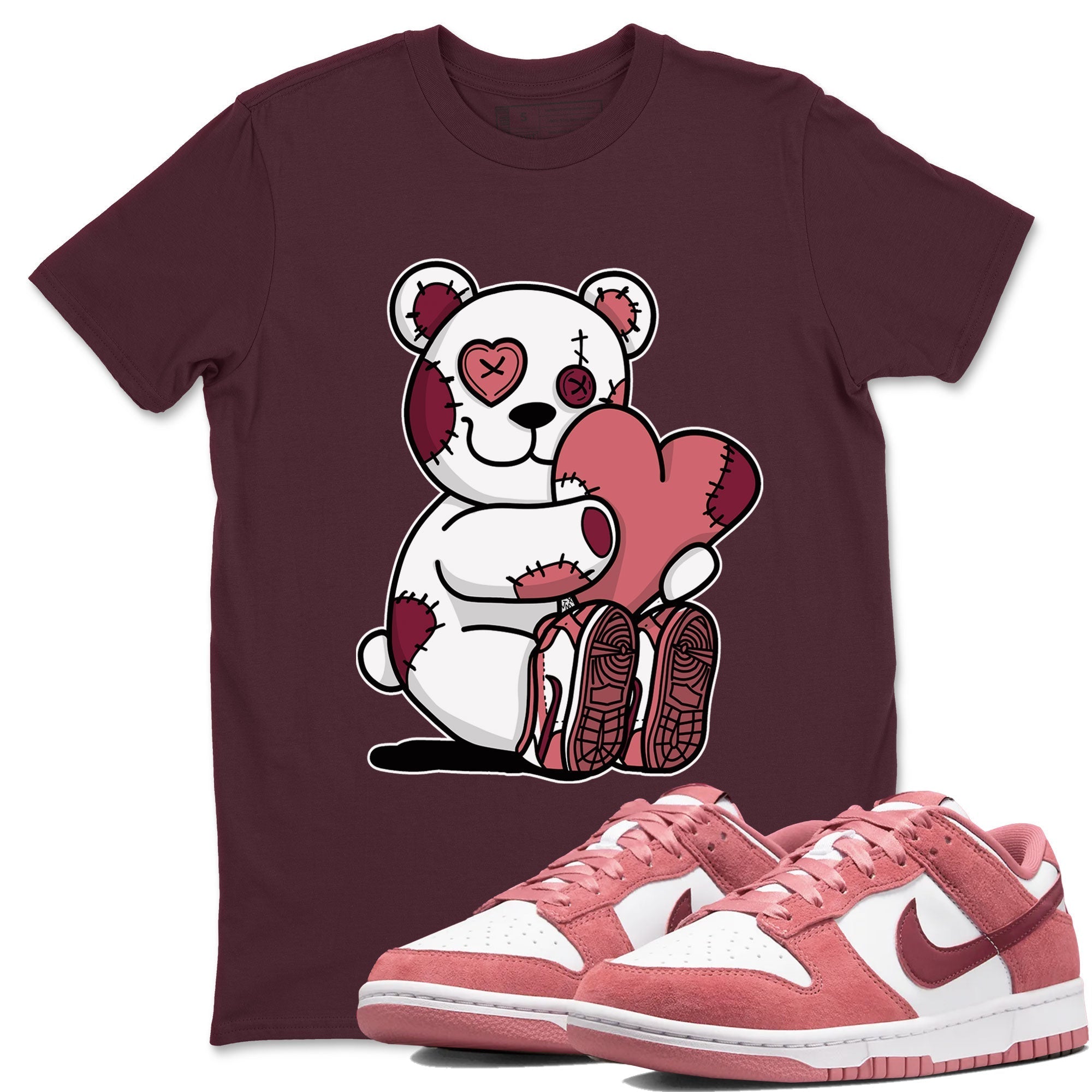 Hugging Bear snkmatch Tee - Dunk Valentines Day 2024