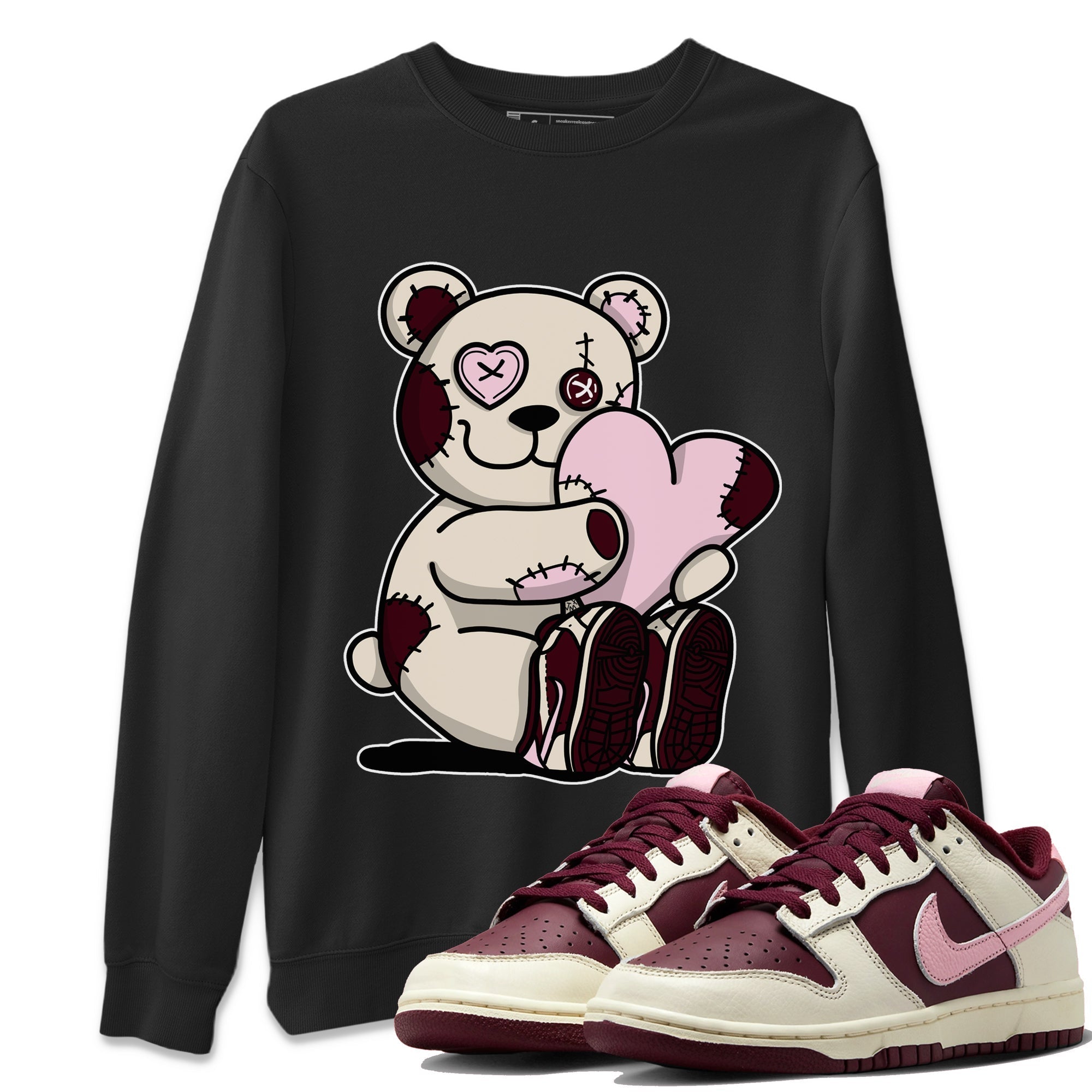 Hugging Bear Unisex Tops - Dunk Valentines Day