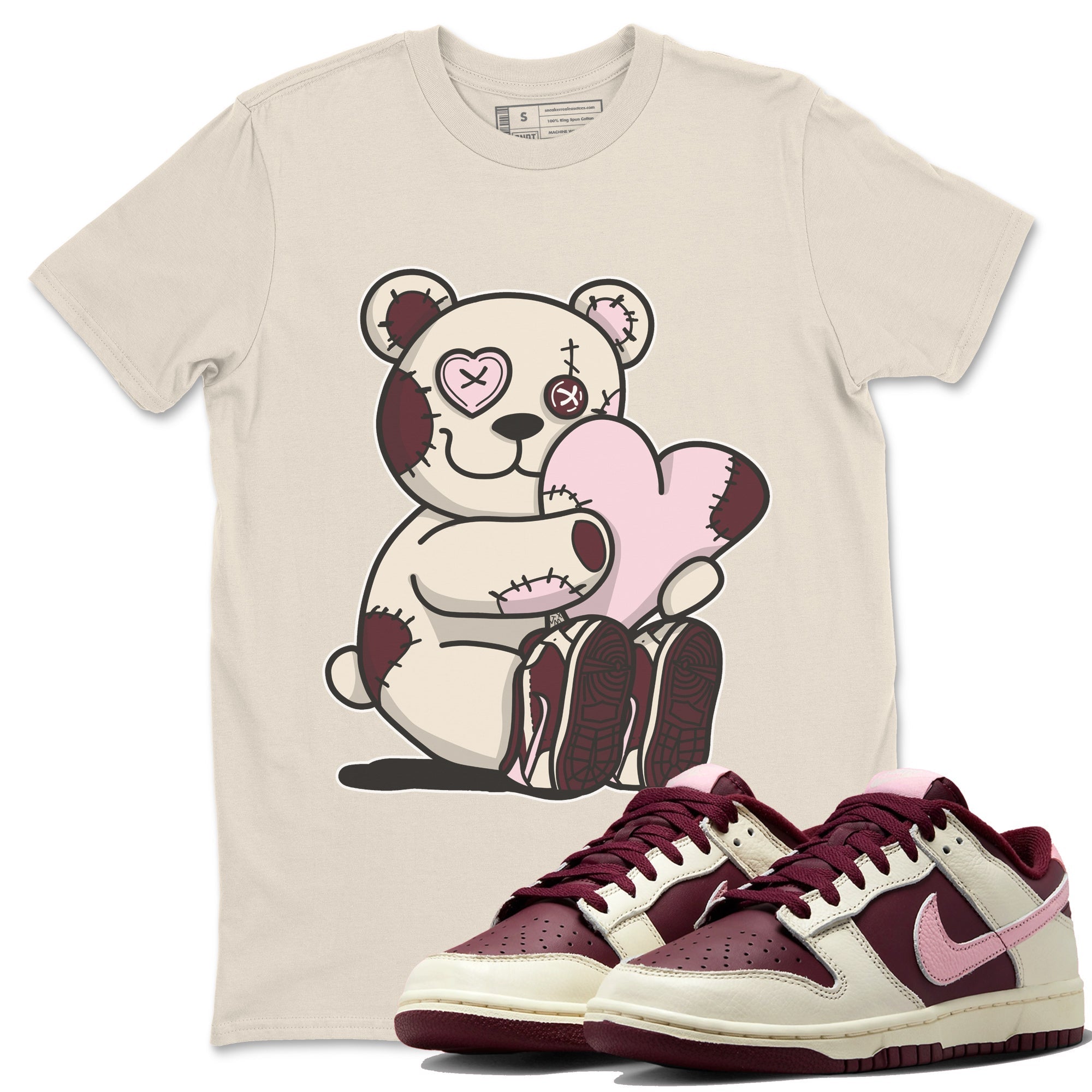 Hugging Bear Unisex Tops - Dunk Valentines Day