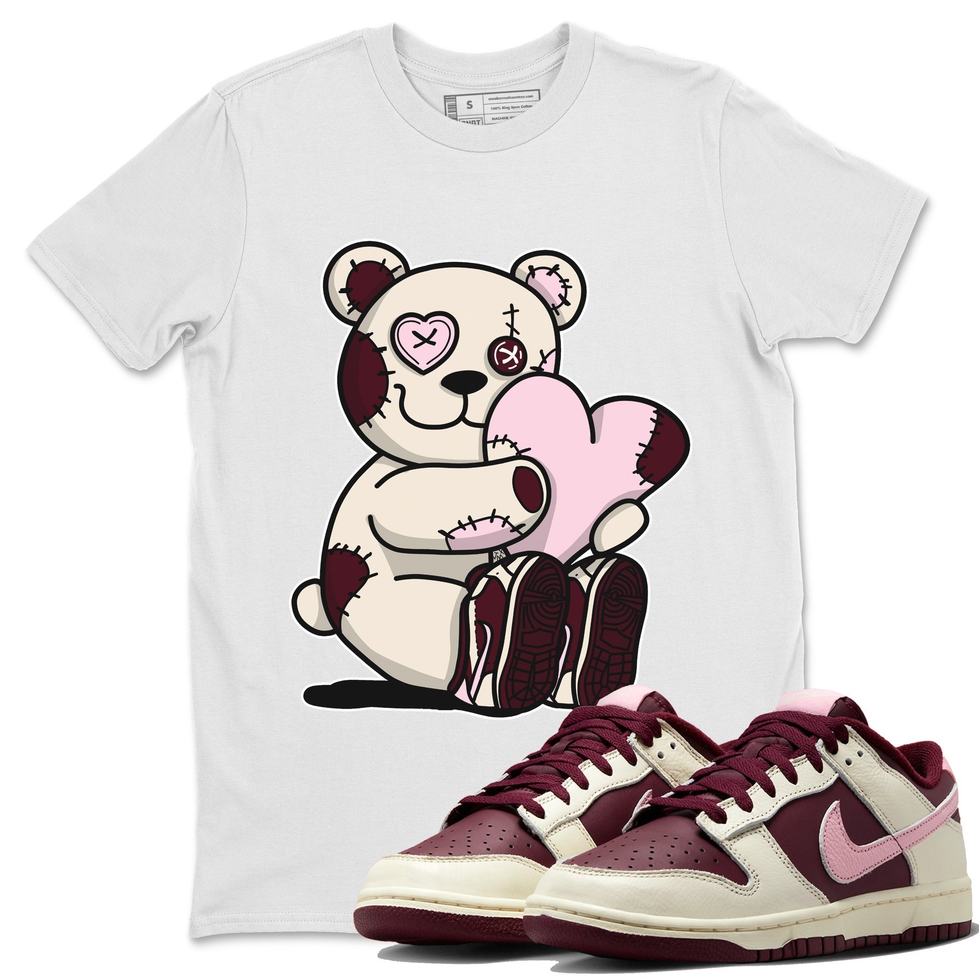 Hugging Bear Unisex Tops - Dunk Valentines Day