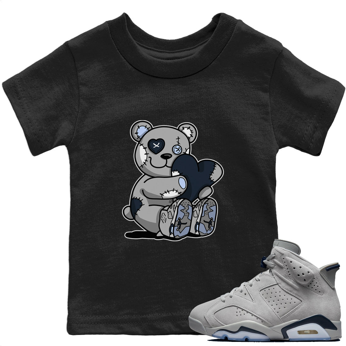 Hugging Bear Kids Tops - Air Jordan 6 Georgetown