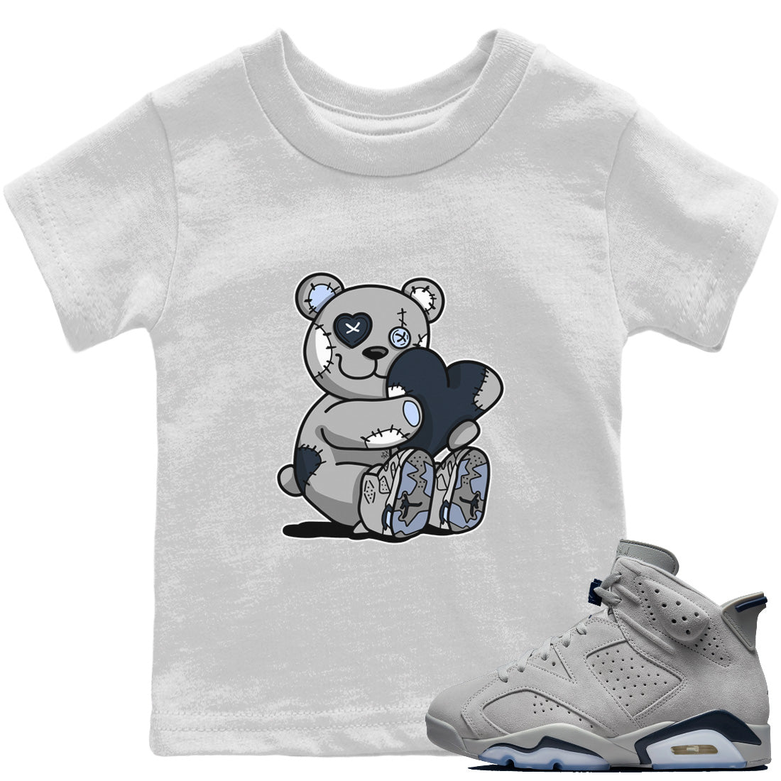 Hugging Bear Kids Tops - Air Jordan 6 Georgetown