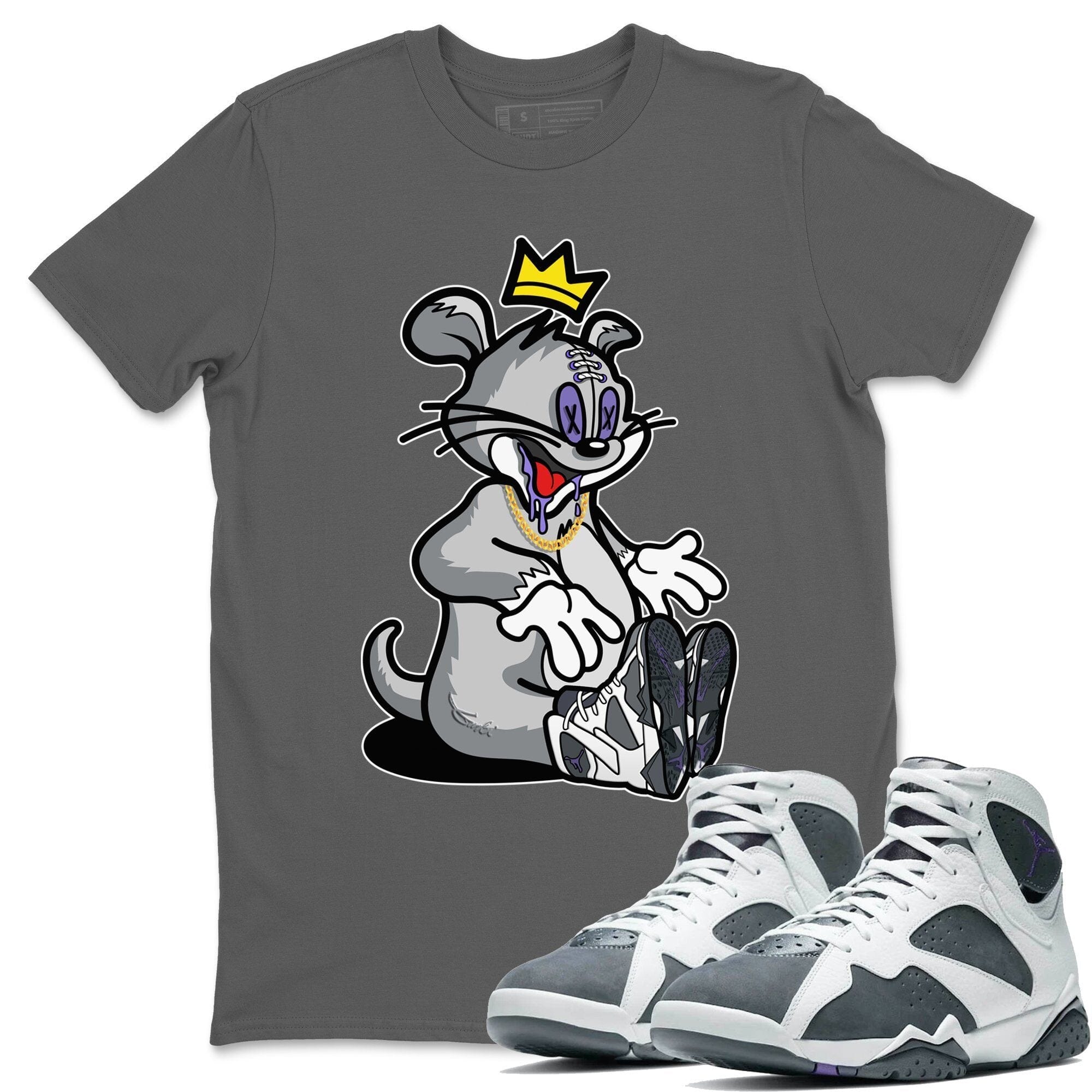 Hungry Cat Unisex Tops - Air Jordan 7 Flint