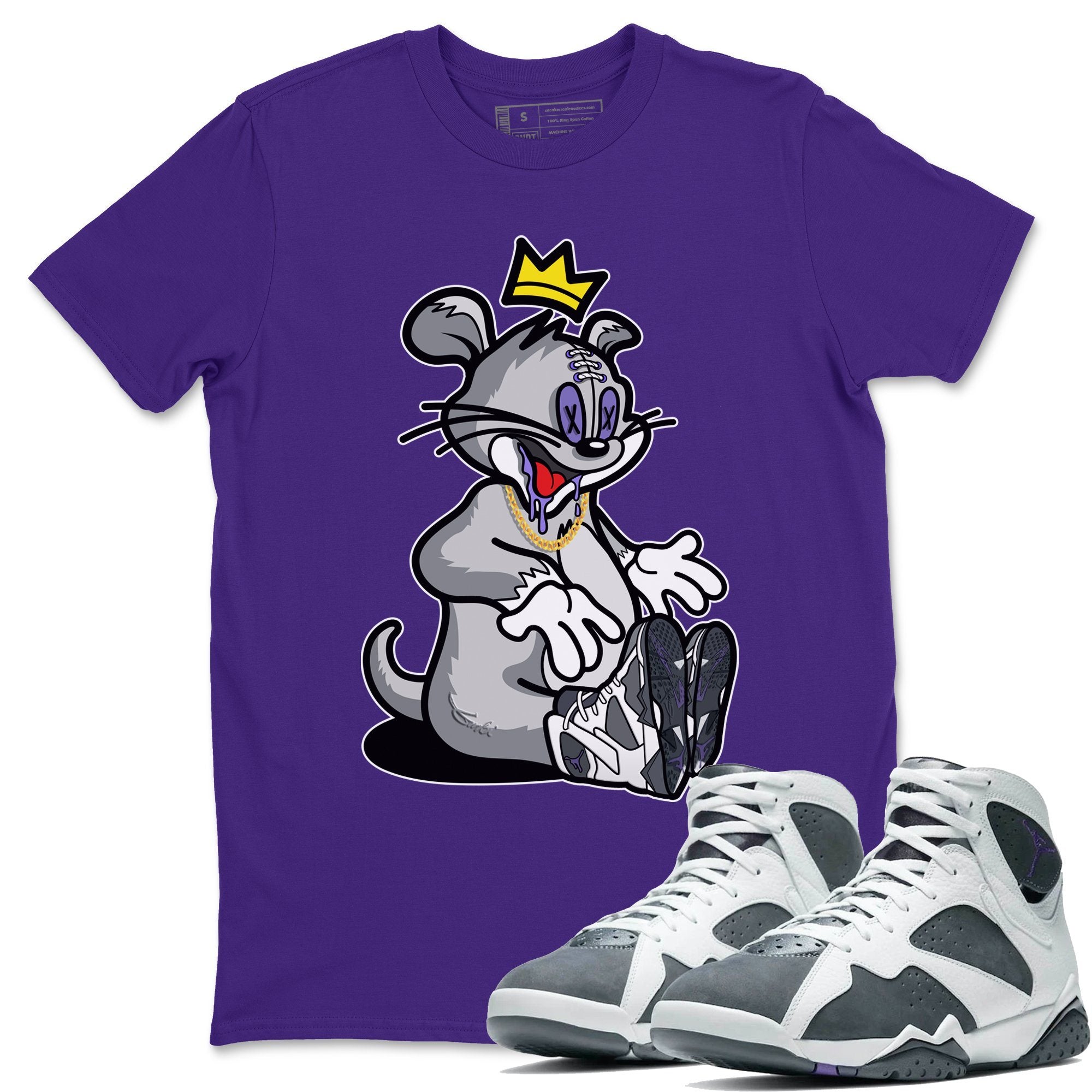 Hungry Cat Unisex Tops - Air Jordan 7 Flint