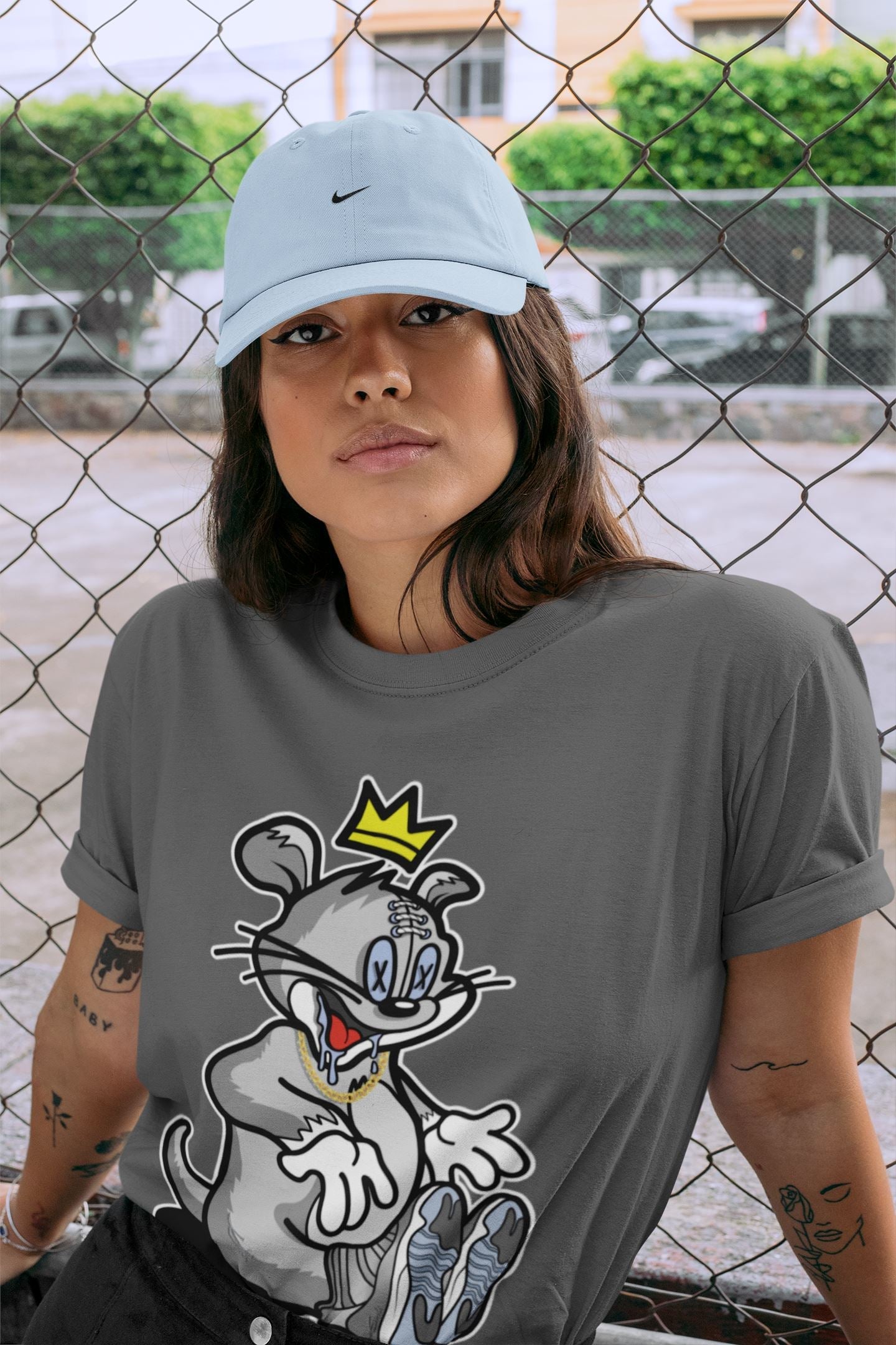 Hungry Cat Unisex Tops - Air Jordan 11 Cool Grey