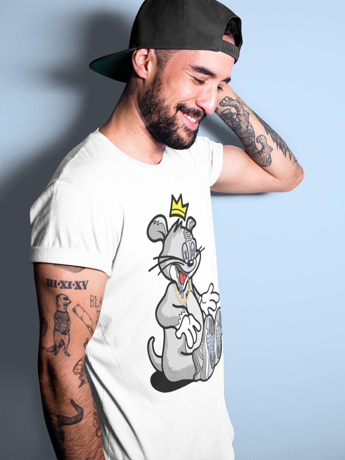 Hungry Cat Unisex Tops - Air Jordan 11 Cool Grey