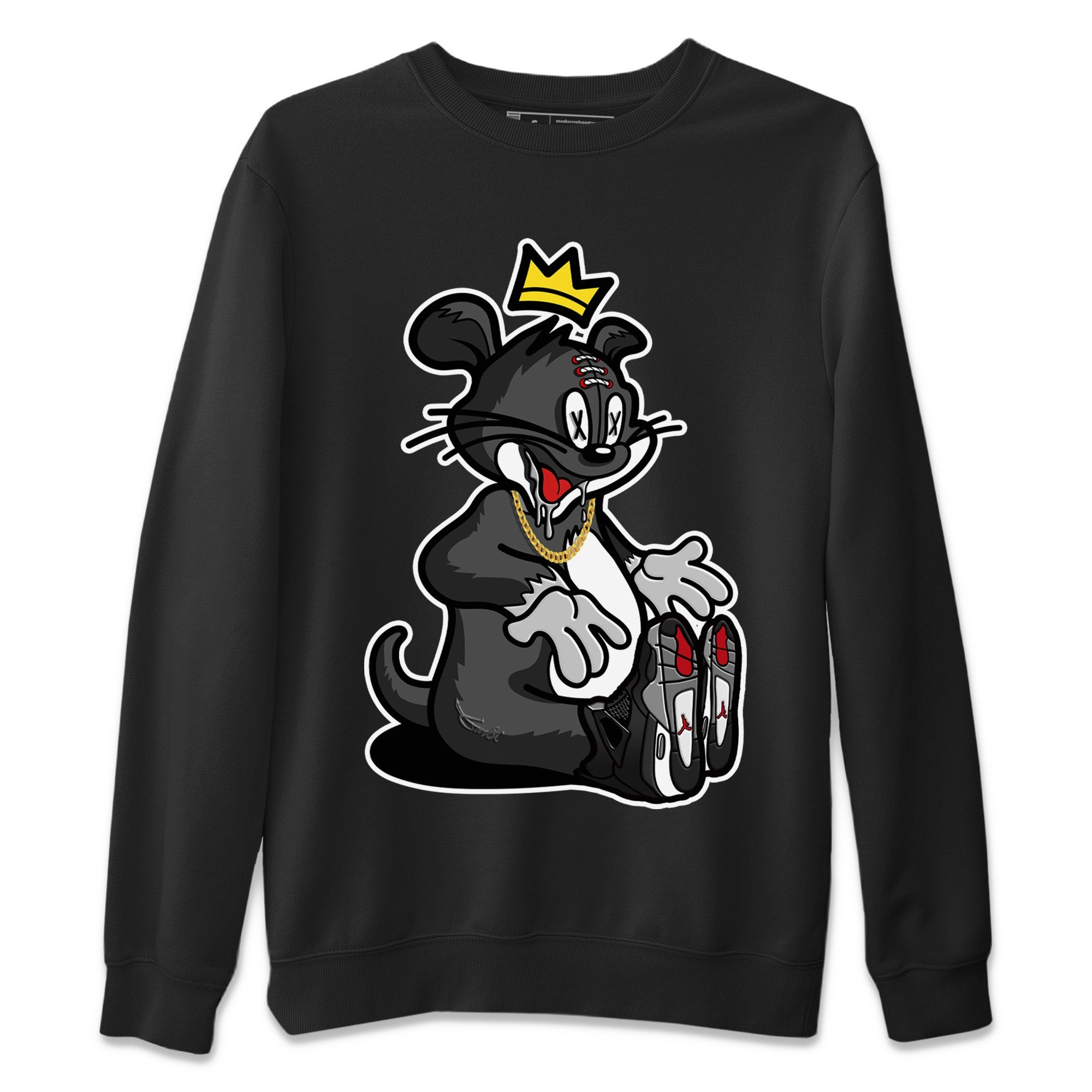 Hungry Cat Unisex Tops - Air Jordan 4 Black Canvas