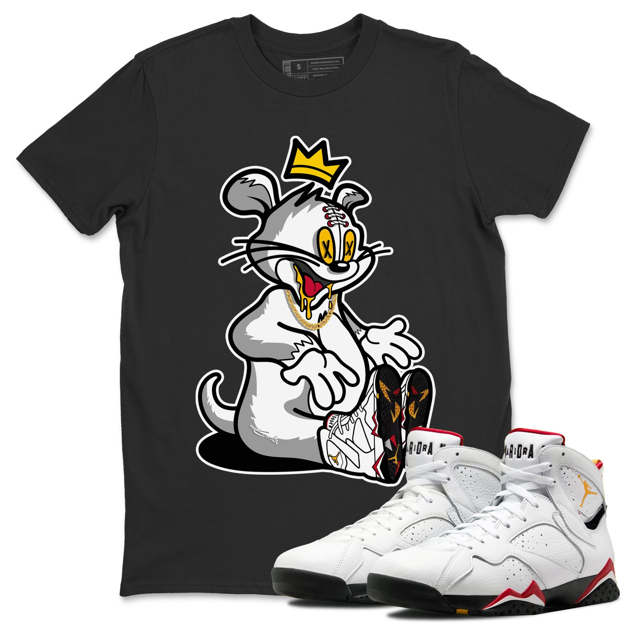 Hungry Cat Unisex Tops - Air Jordan 7 Cardinal
