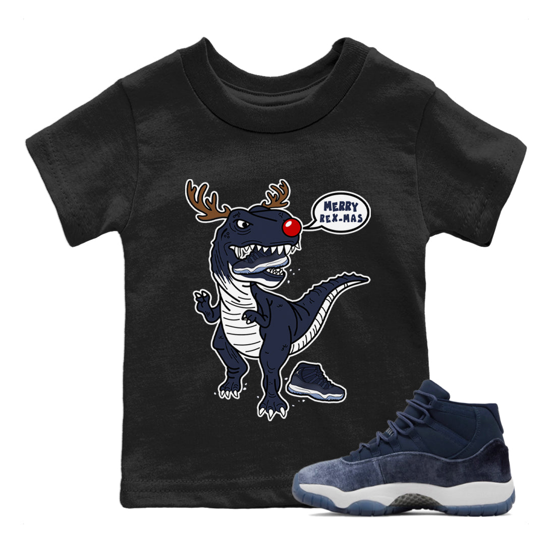 Hungry Dino Kids Tops - Air Jordan 11 Midnight Navy
