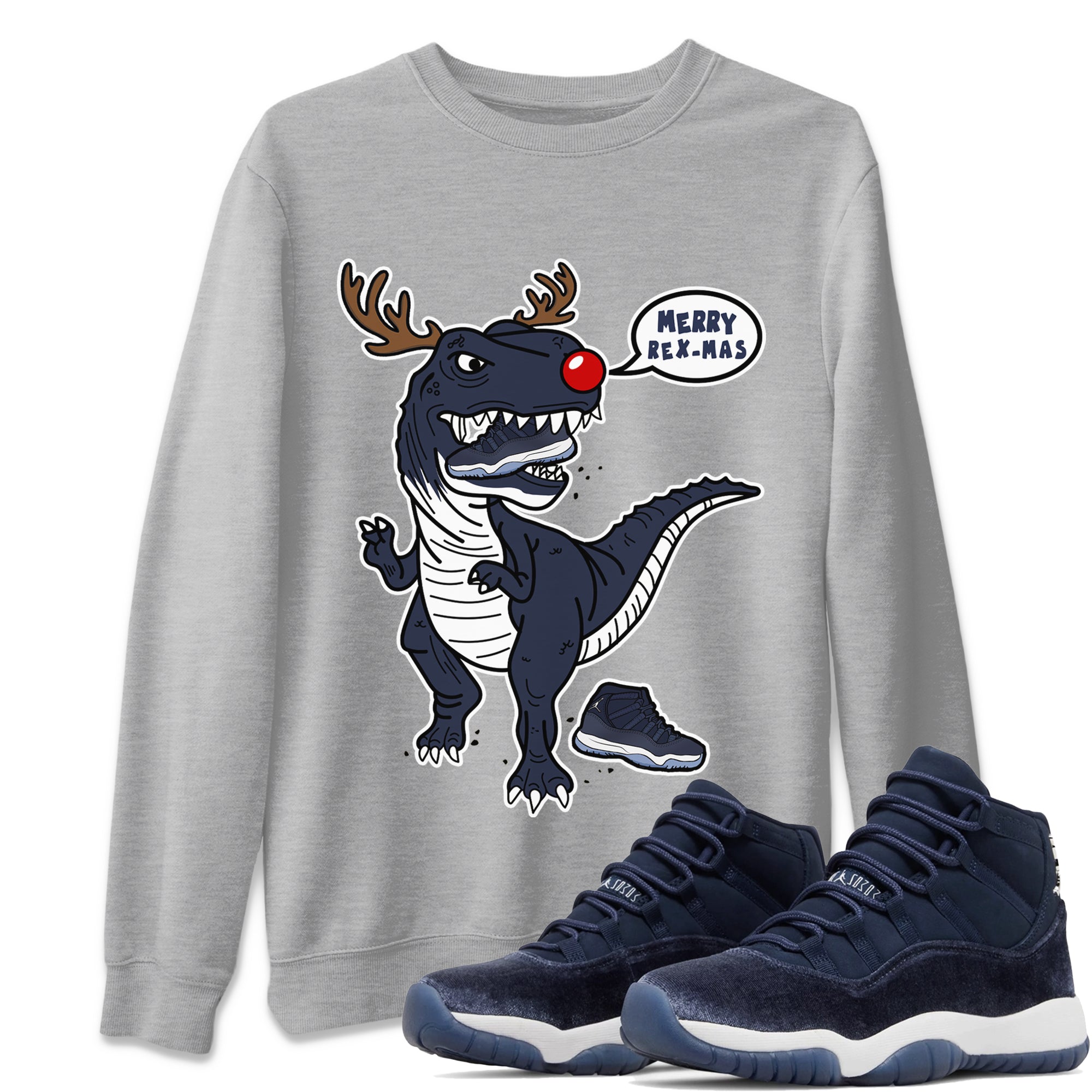 Hungry Dino Unisex Tops - Air Jordan 11 Midnight Navy