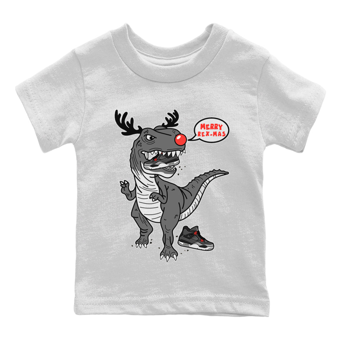 Hungry Dino Kids Tops - Air Jordan 4 Infrared