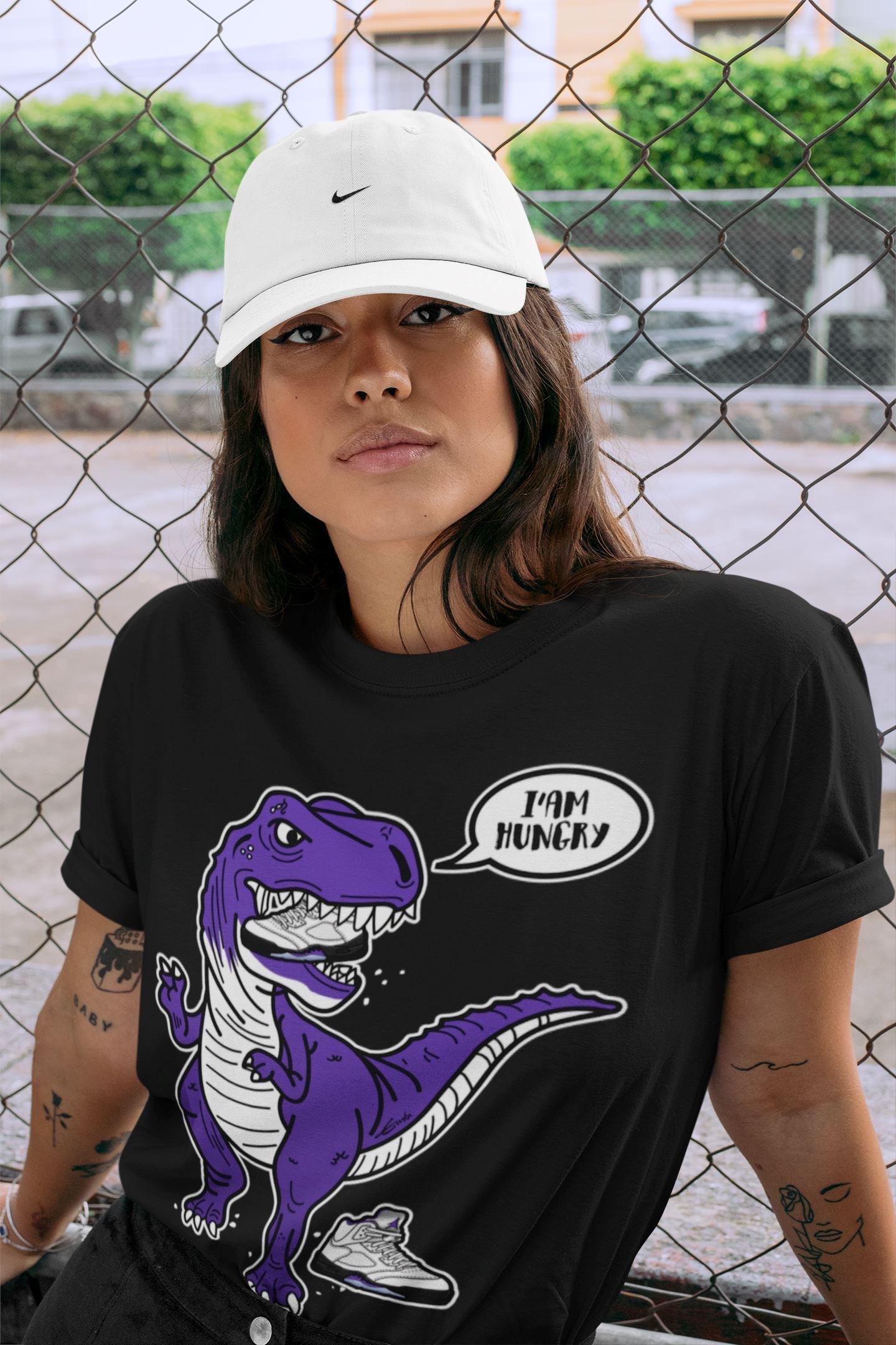 Hungry Dino Unisex Tops - Air Jordan 5 Concord