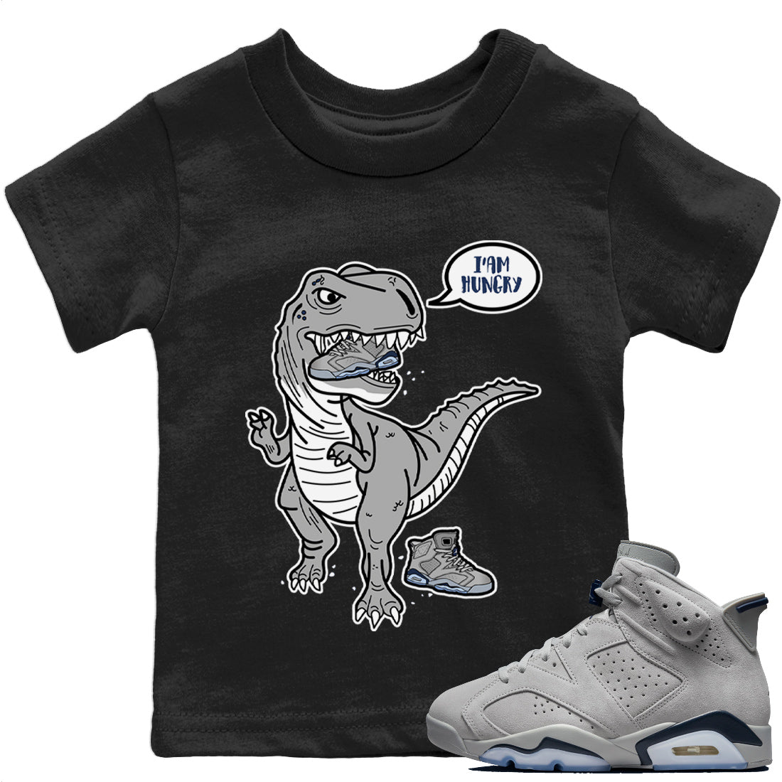 Hungry Dino Kids Tops - Air Jordan 6 Georgetown