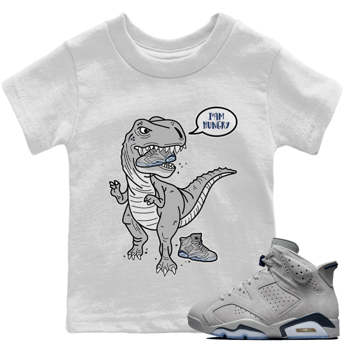 Hungry Dino Kids Tops - Air Jordan 6 Georgetown