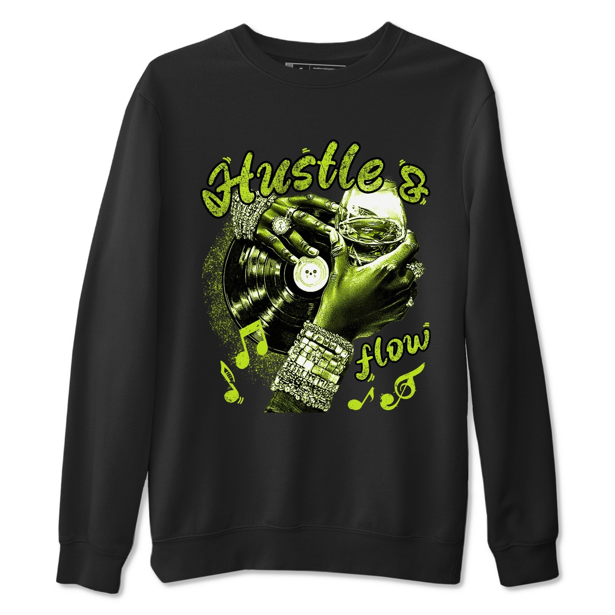 Hustle and Flow snkmatch Tees - Air Foamposite One Black Volt