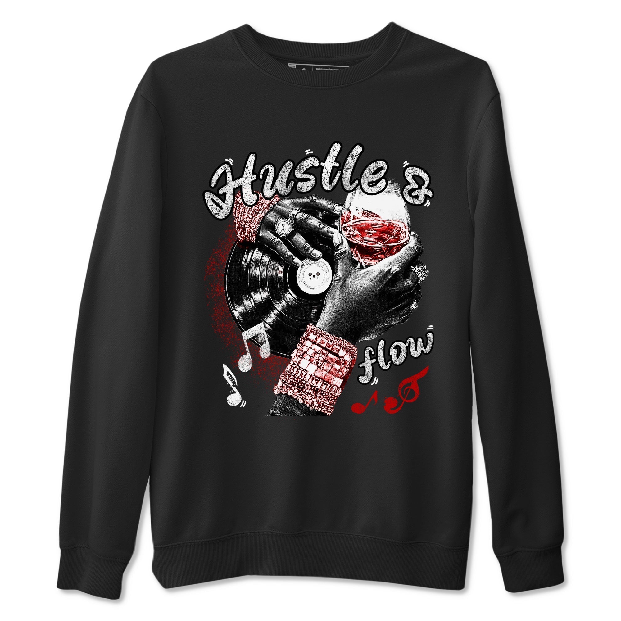 Hustle and Flow snkmatch Tees - Air Jordan 11 Bred