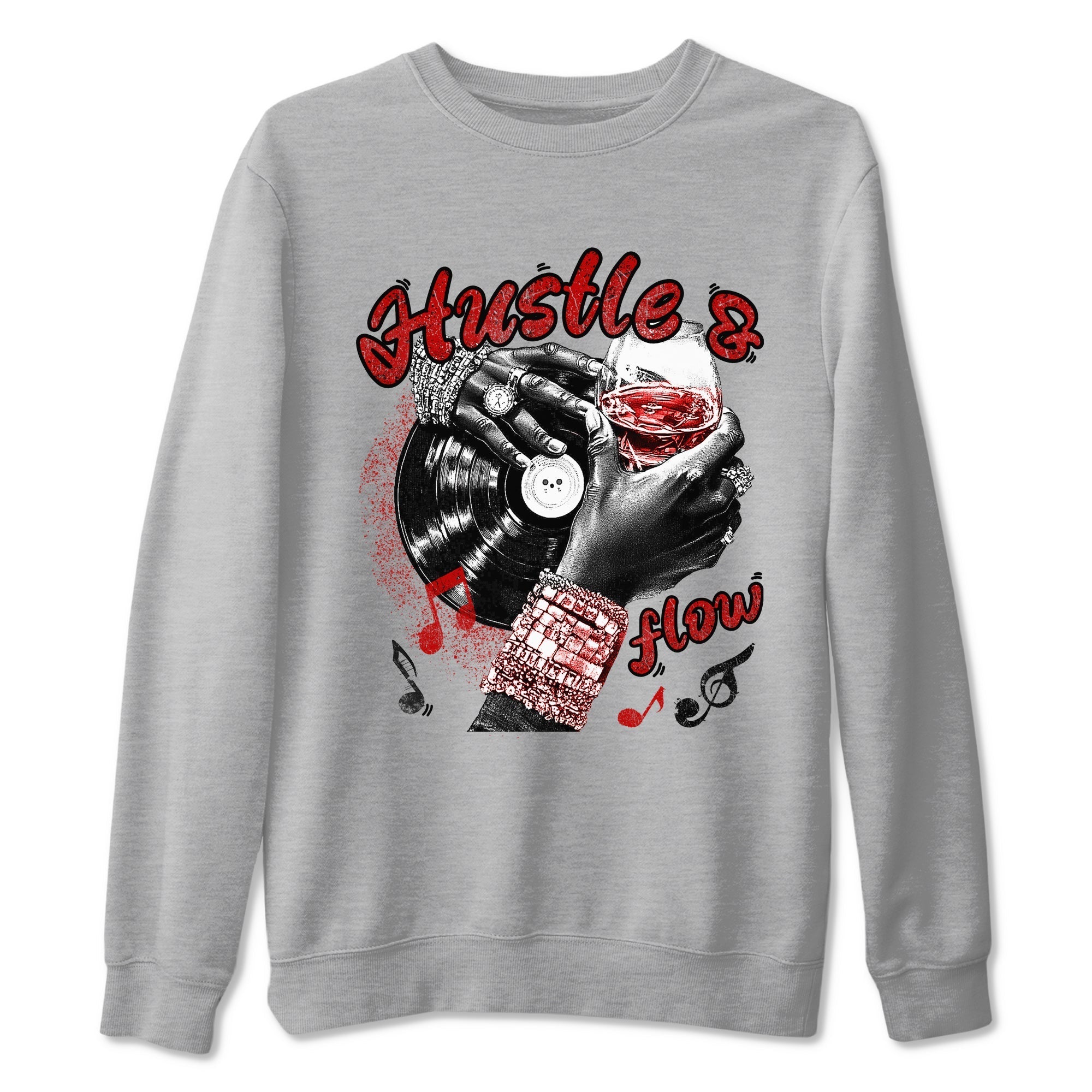 Hustle and Flow snkmatch Tees - Air Jordan 11 Bred