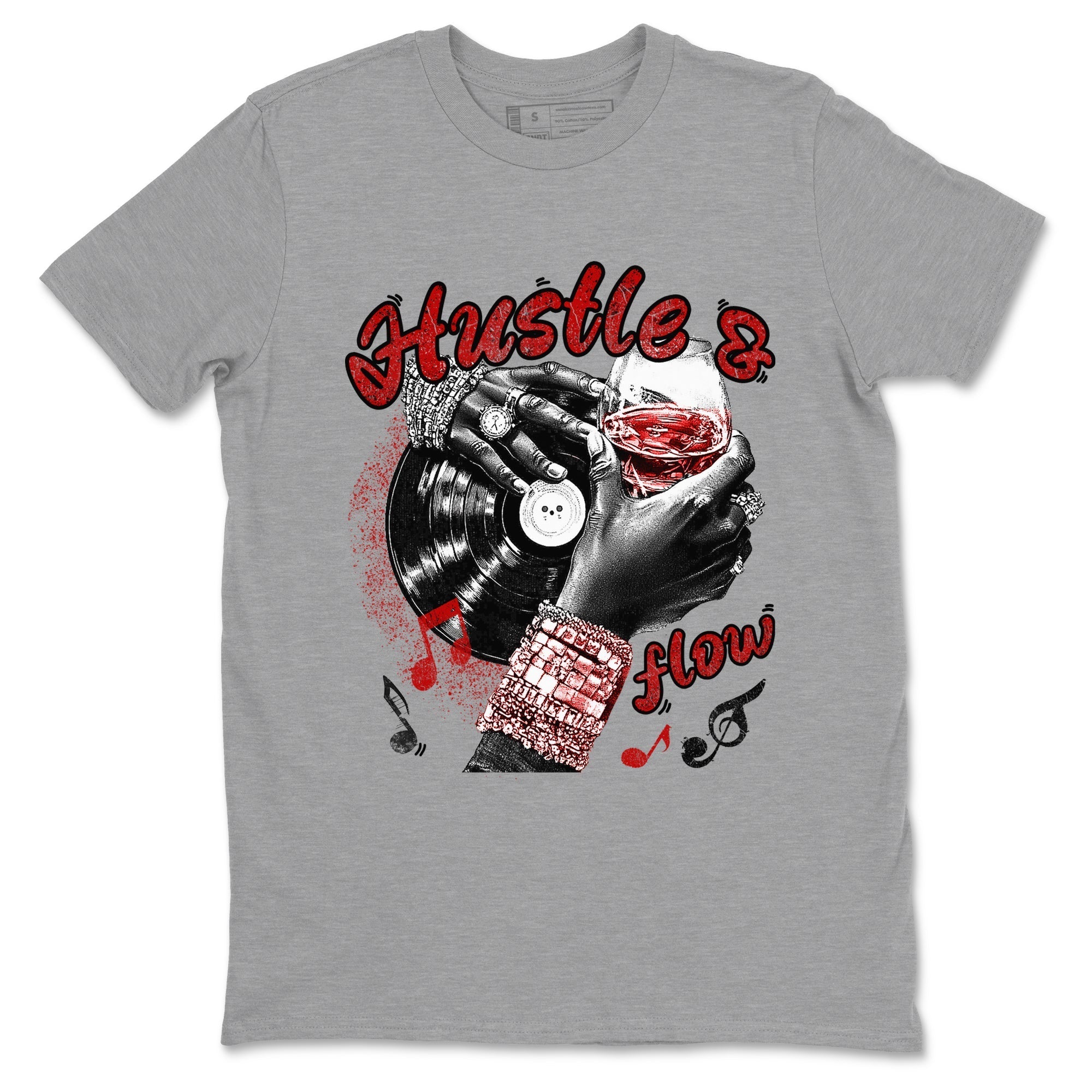 Hustle and Flow snkmatch Tees - Air Jordan 11 Bred