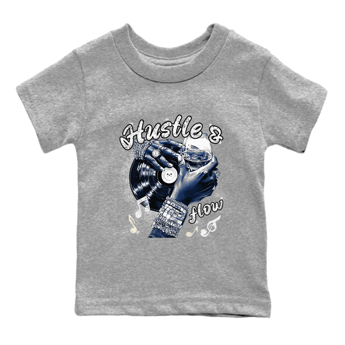 Hustle and Flow snkmatch Tees Kids - Air Jordan 3 A Ma Maniere x Diffused Blue