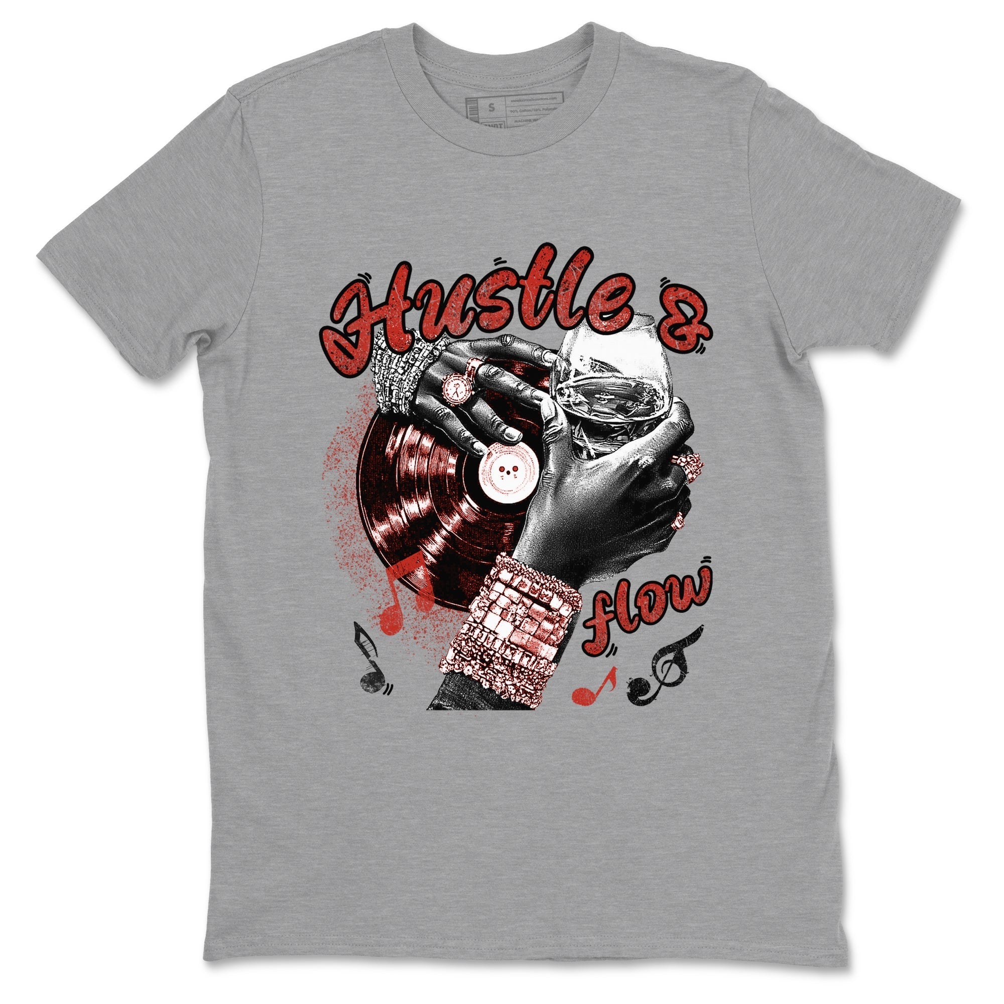 Hustle and Flow snkmatch Tees - Air Jordan 4 Brick By Brick
