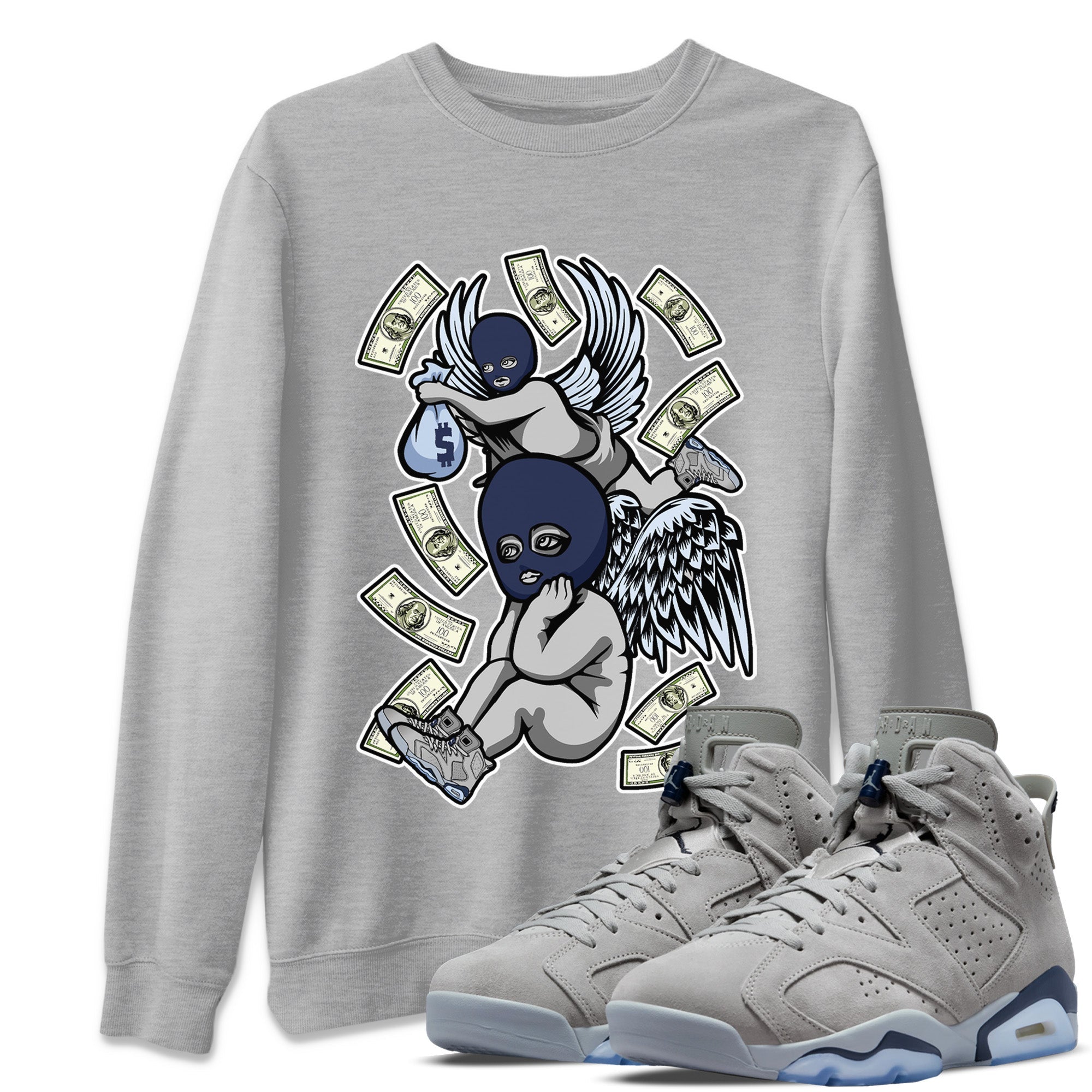 Hustle Angels Unisex Tops - Air Jordan 6 Georgetown