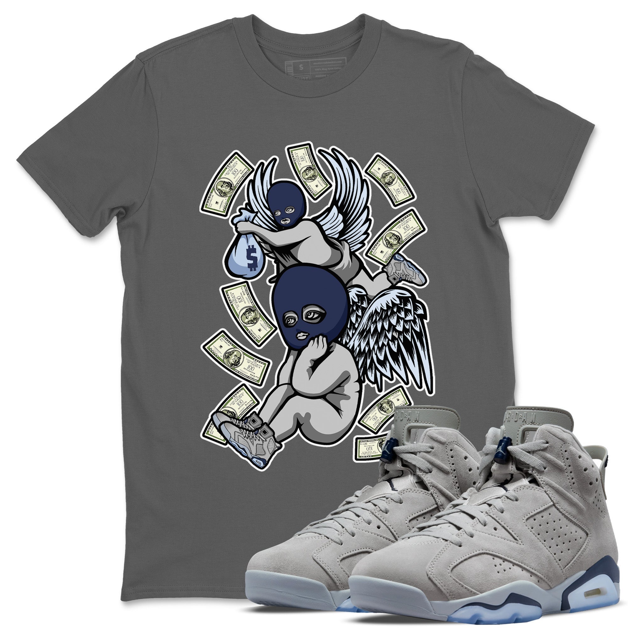 Hustle Angels Unisex Tops - Air Jordan 6 Georgetown