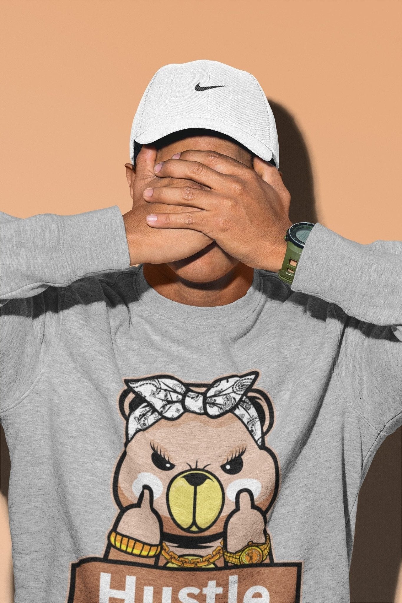 Hustle Bear Unisex Tops - Air Jordan 4 Shimmer