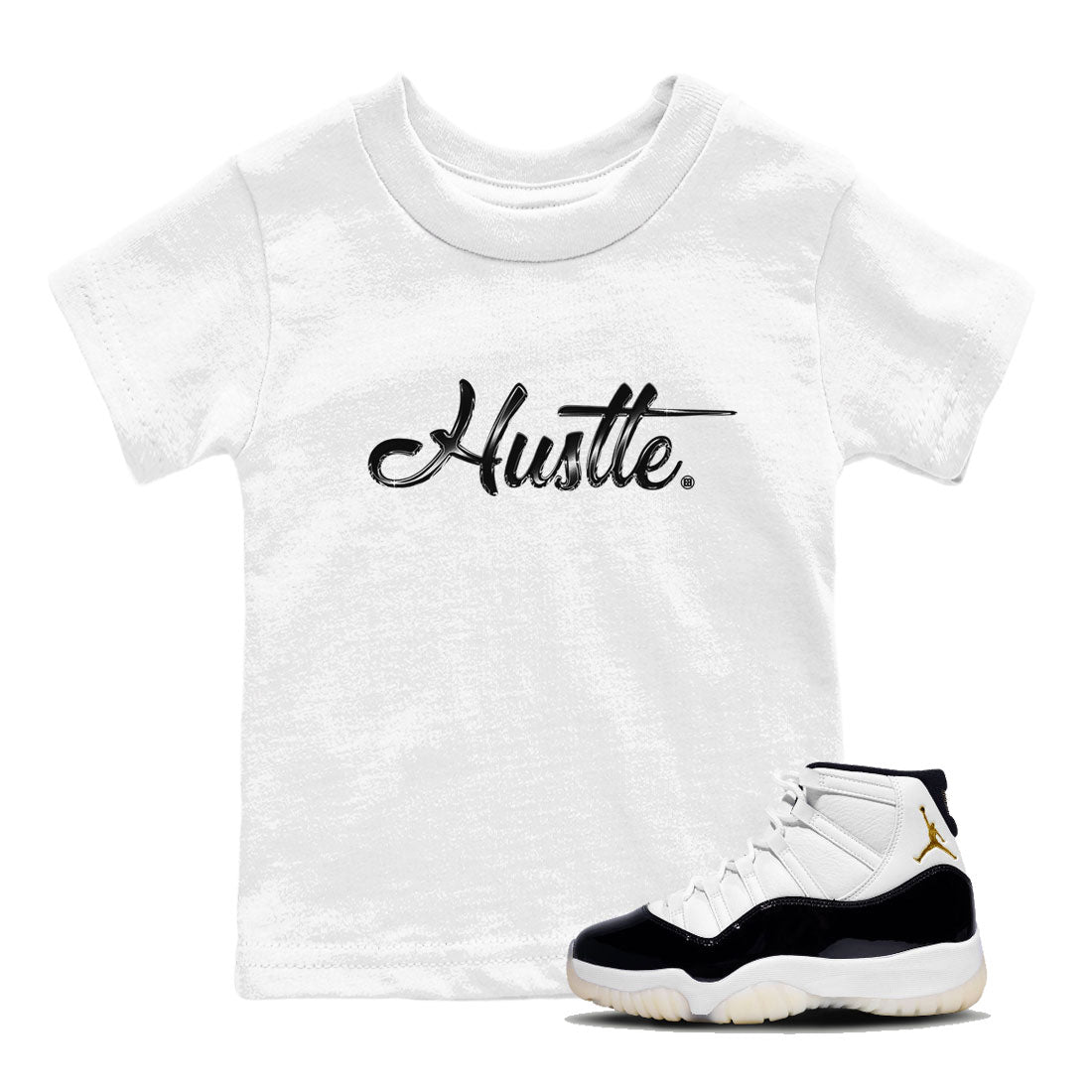 Hustle Chrome snkmatch Tee Kids - Air Jordan 11 Gratitude