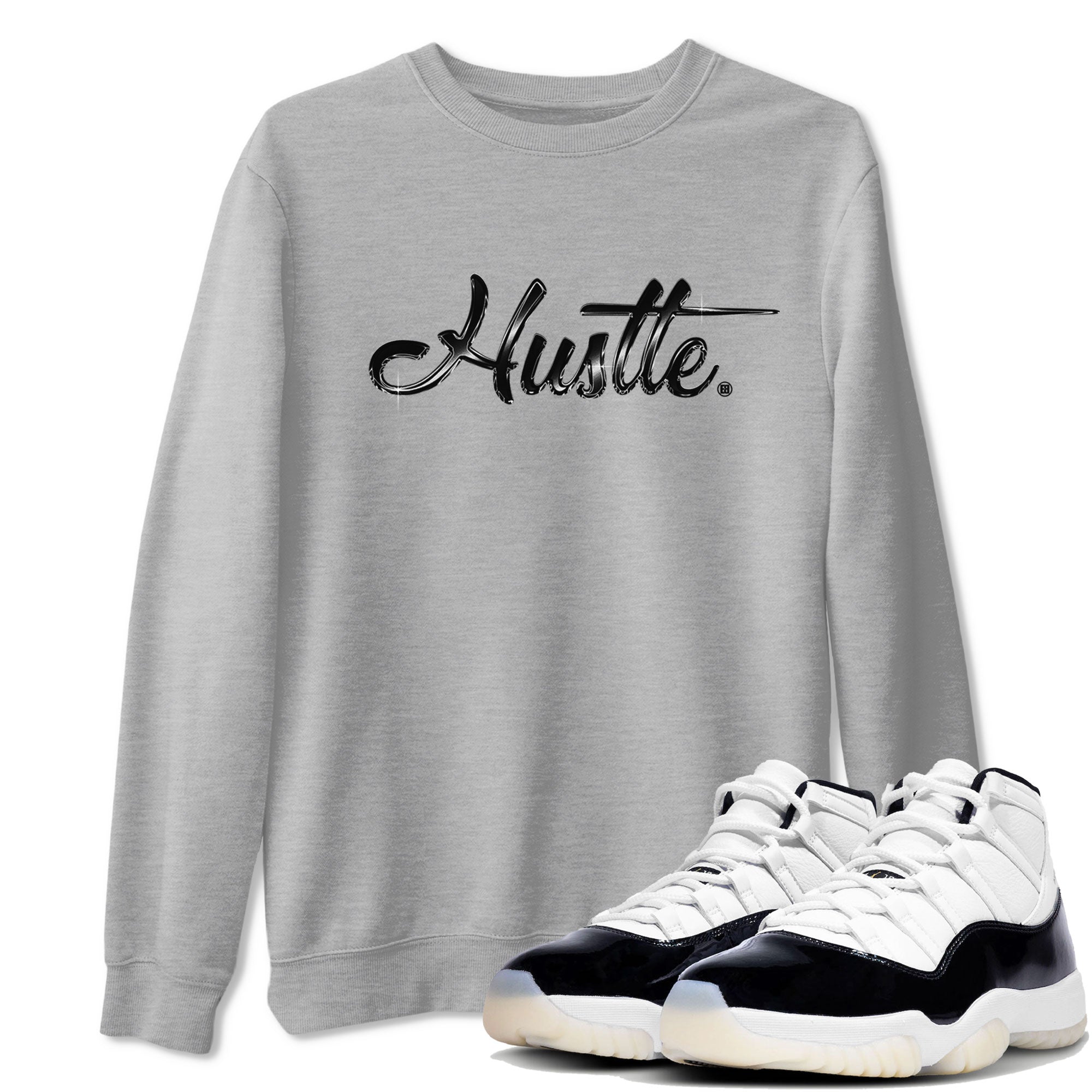 Hustle Chrome snkmatch Tee - Air Jordan 11 Gratitude