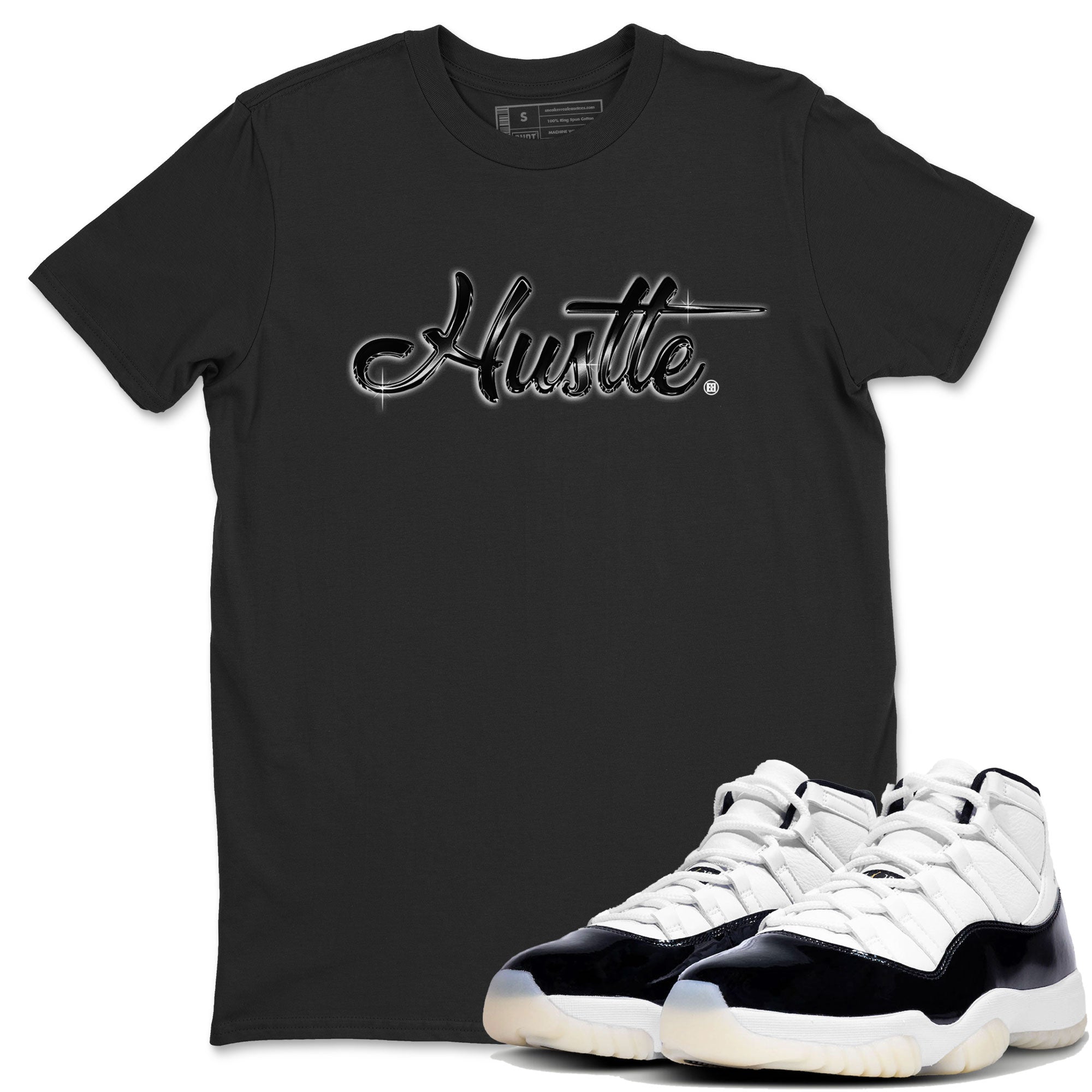 Hustle Chrome snkmatch Tee - Air Jordan 11 Gratitude