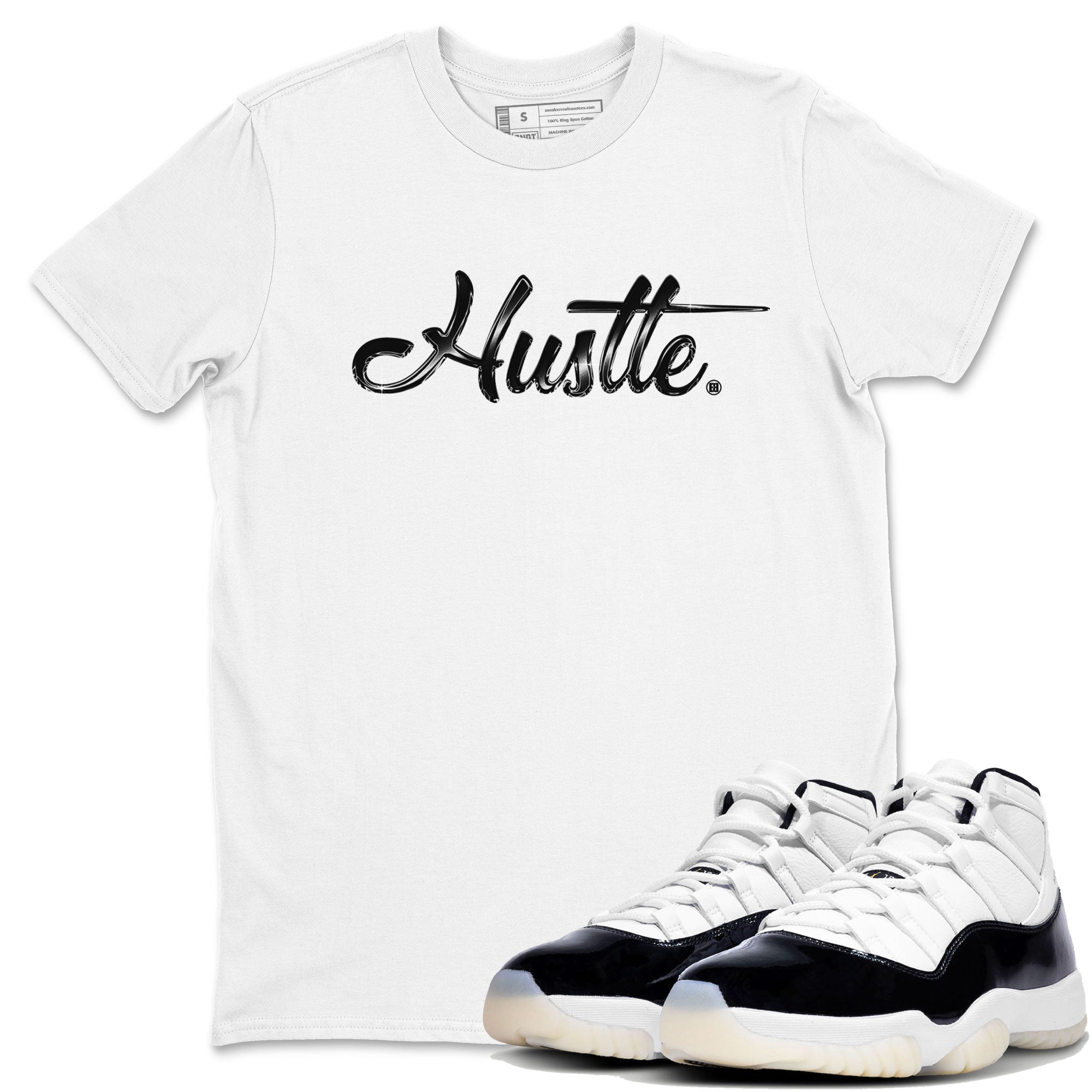 Hustle Chrome snkmatch Tee - Air Jordan 11 Gratitude