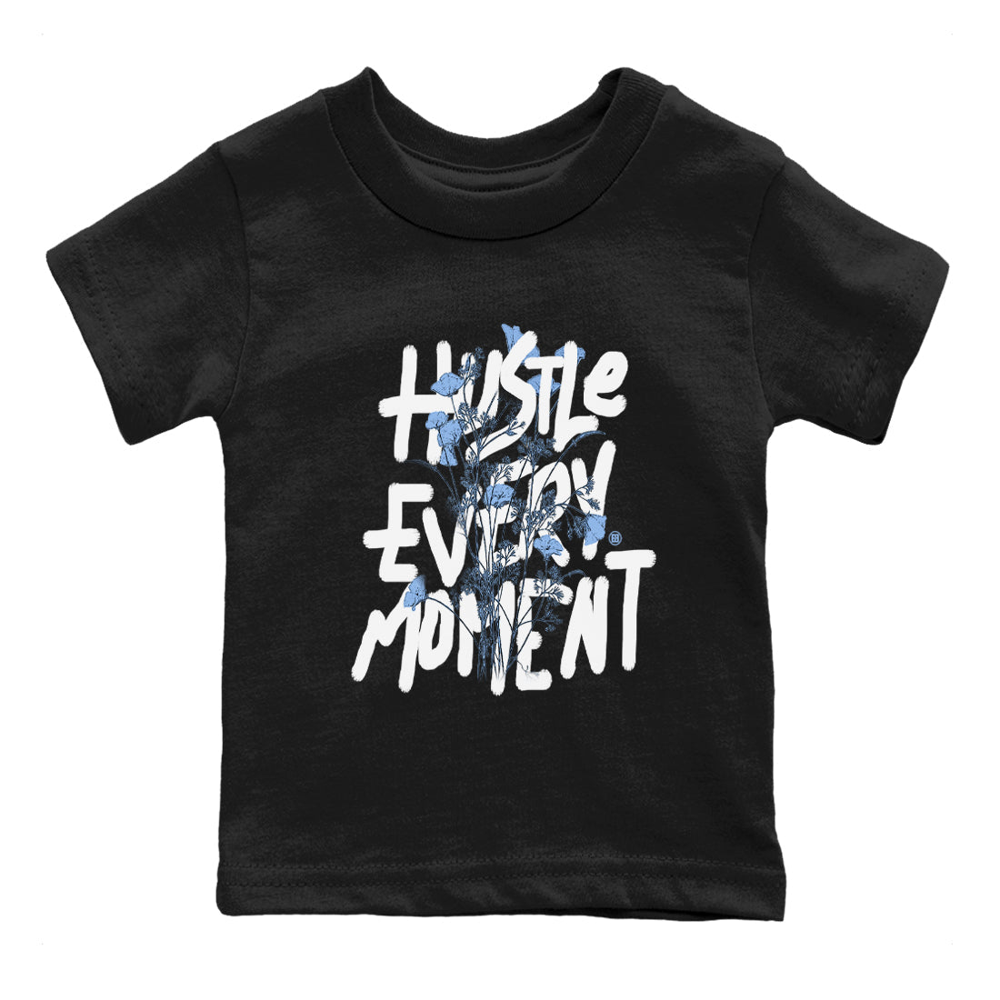Hustle Every Moment snkmatch Tees Kids - Air Jordan 4 Forget Me Not