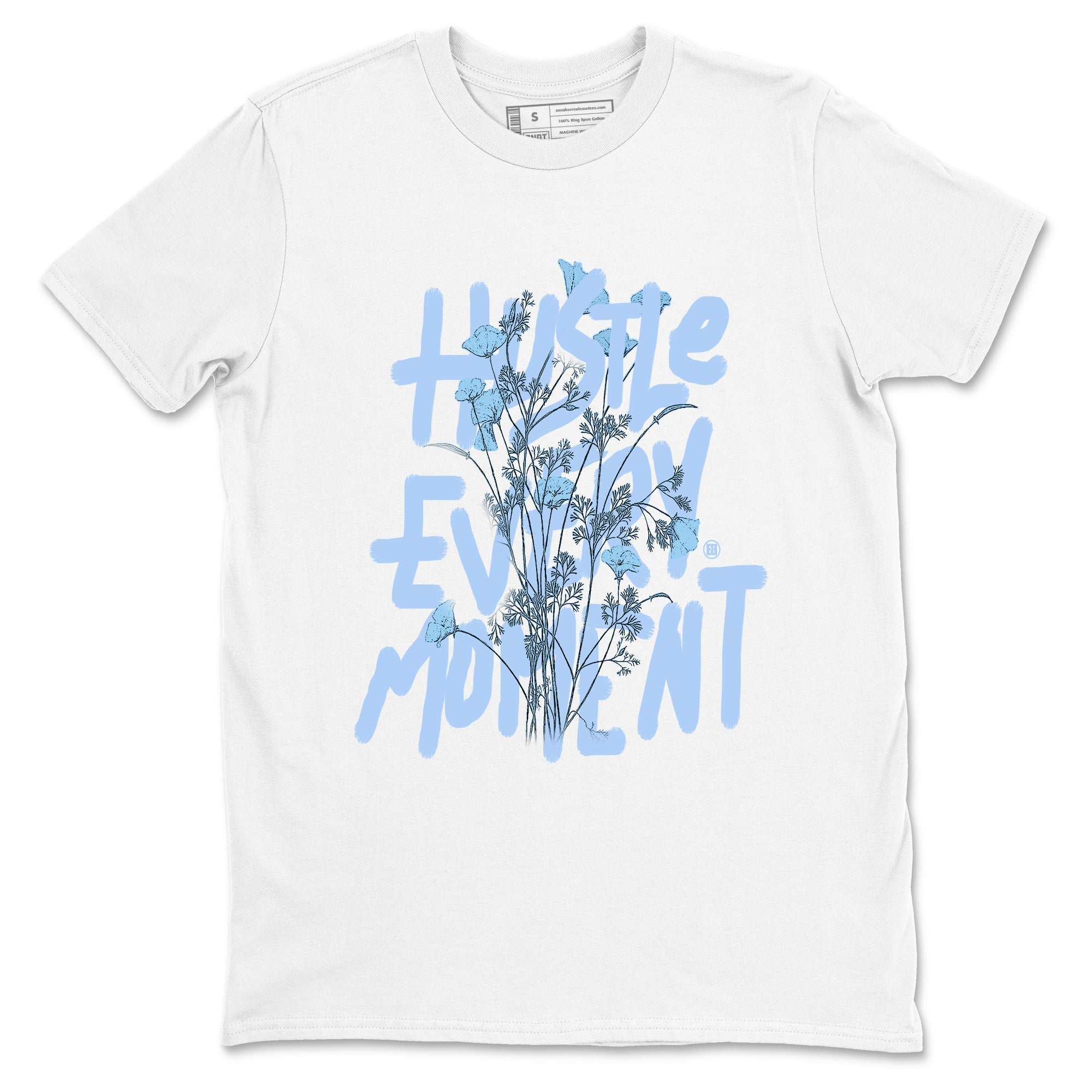 Hustle Every Moment snkmatch Tees - Air Jordan 4 Forget Me Not