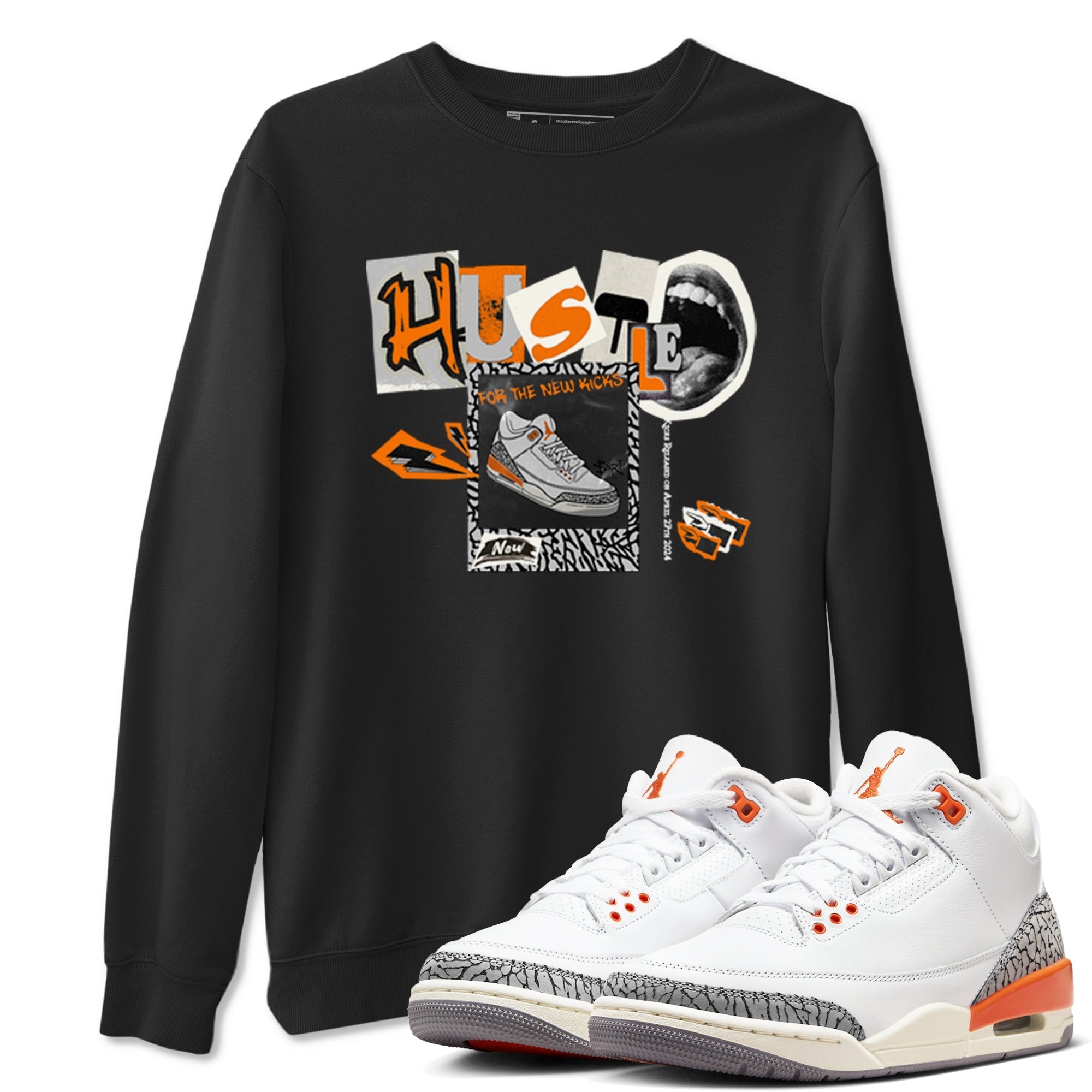 Hustle For The New Kicks snkmatch Tees - Air Jordan 3 Georgia Peach
