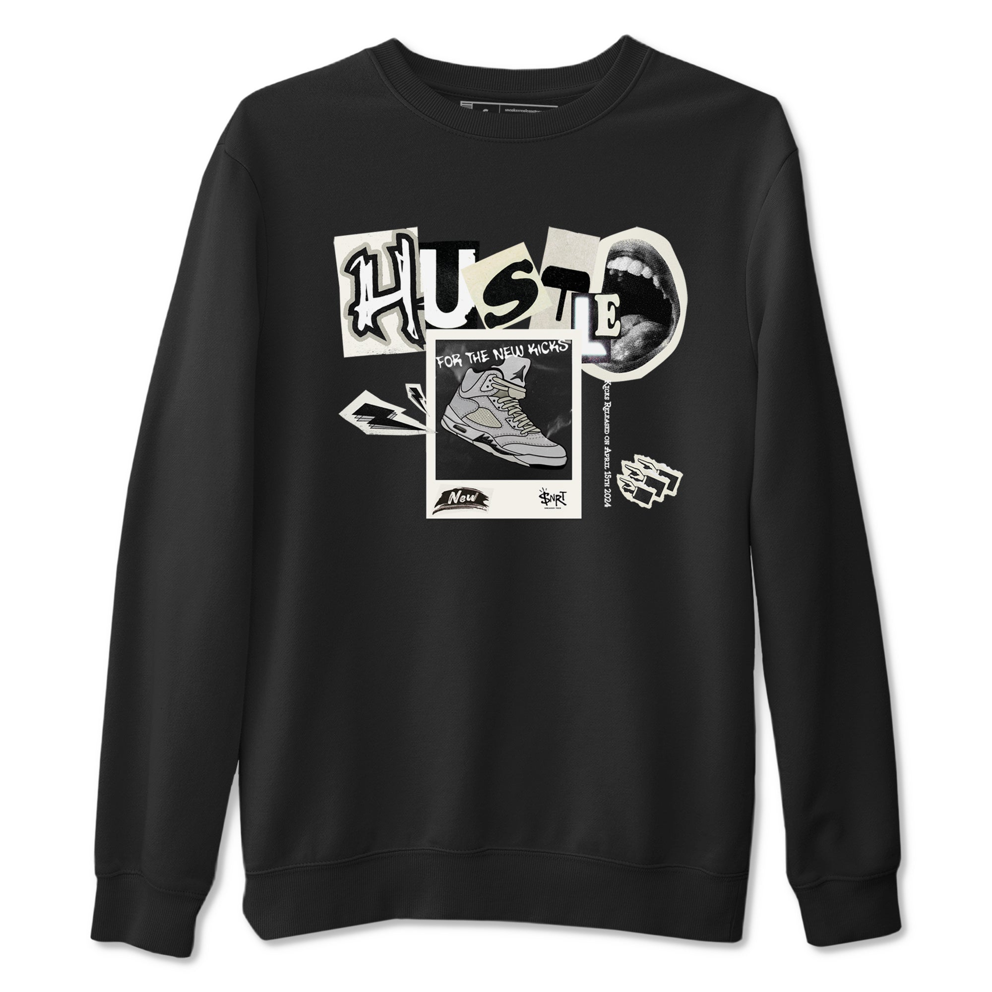 Hustle For The New Kicks snkmatch Tees - Air Jordan 5 Sail
