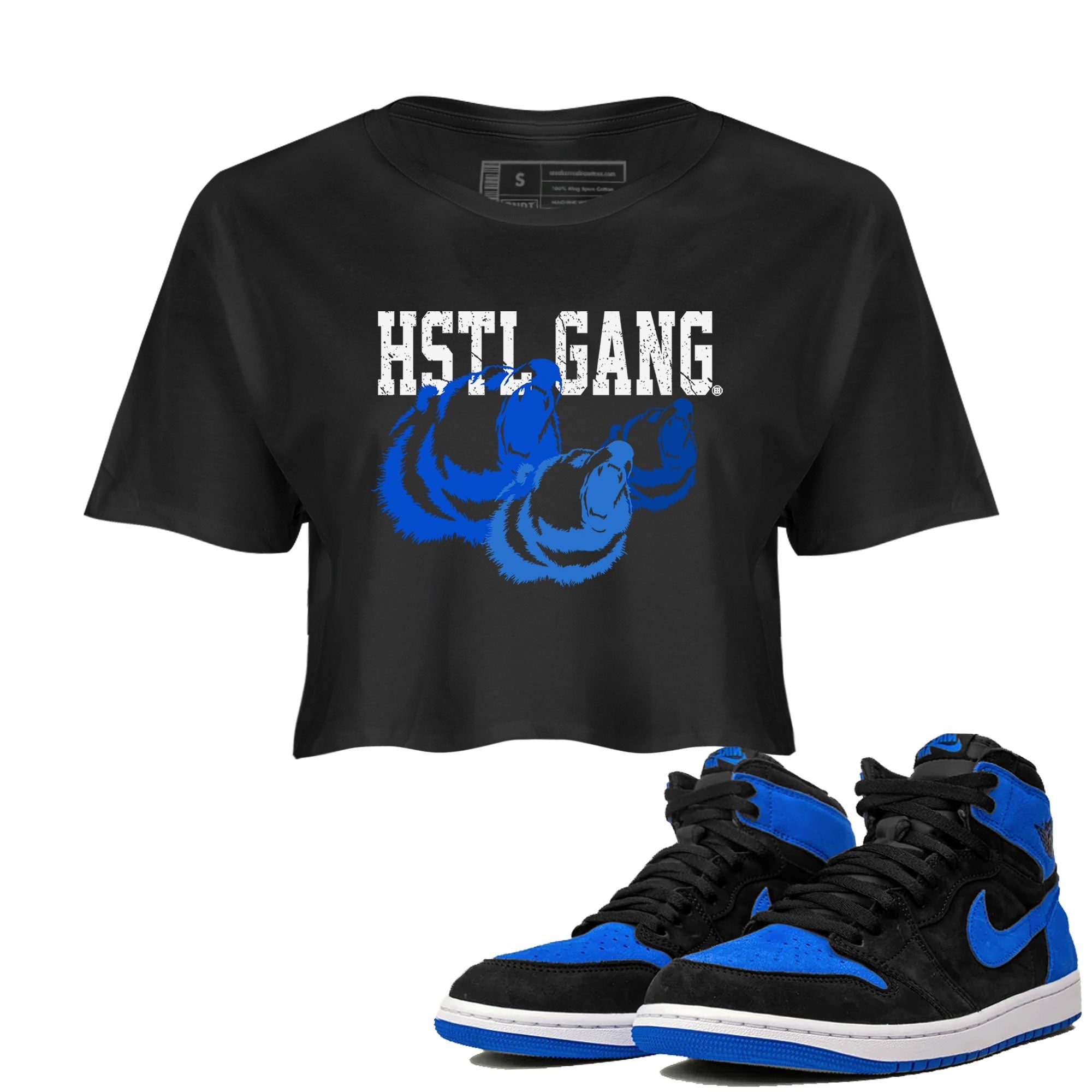 Hustle Gang snkmatch Women's Top - Air Jordan 1 Royal Reimagined