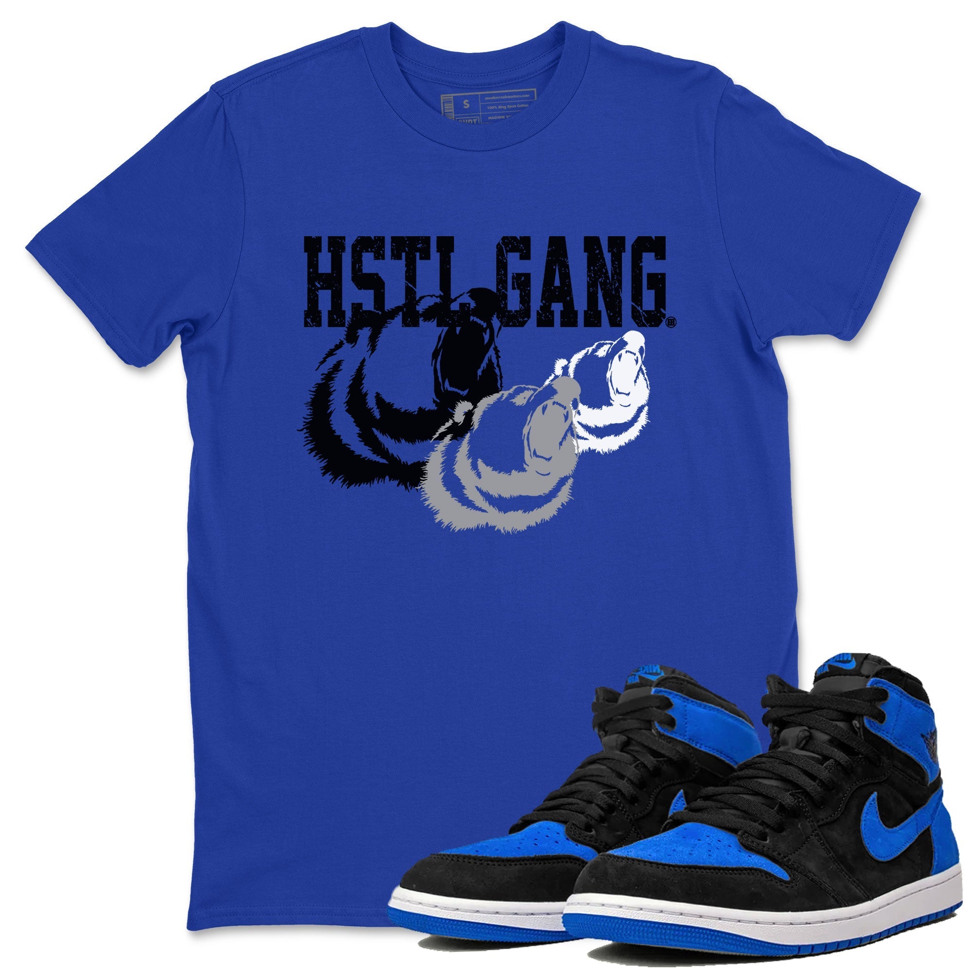 Hustle Gang snkmatch Tee - Air Jordan 1 Royal Reimagined