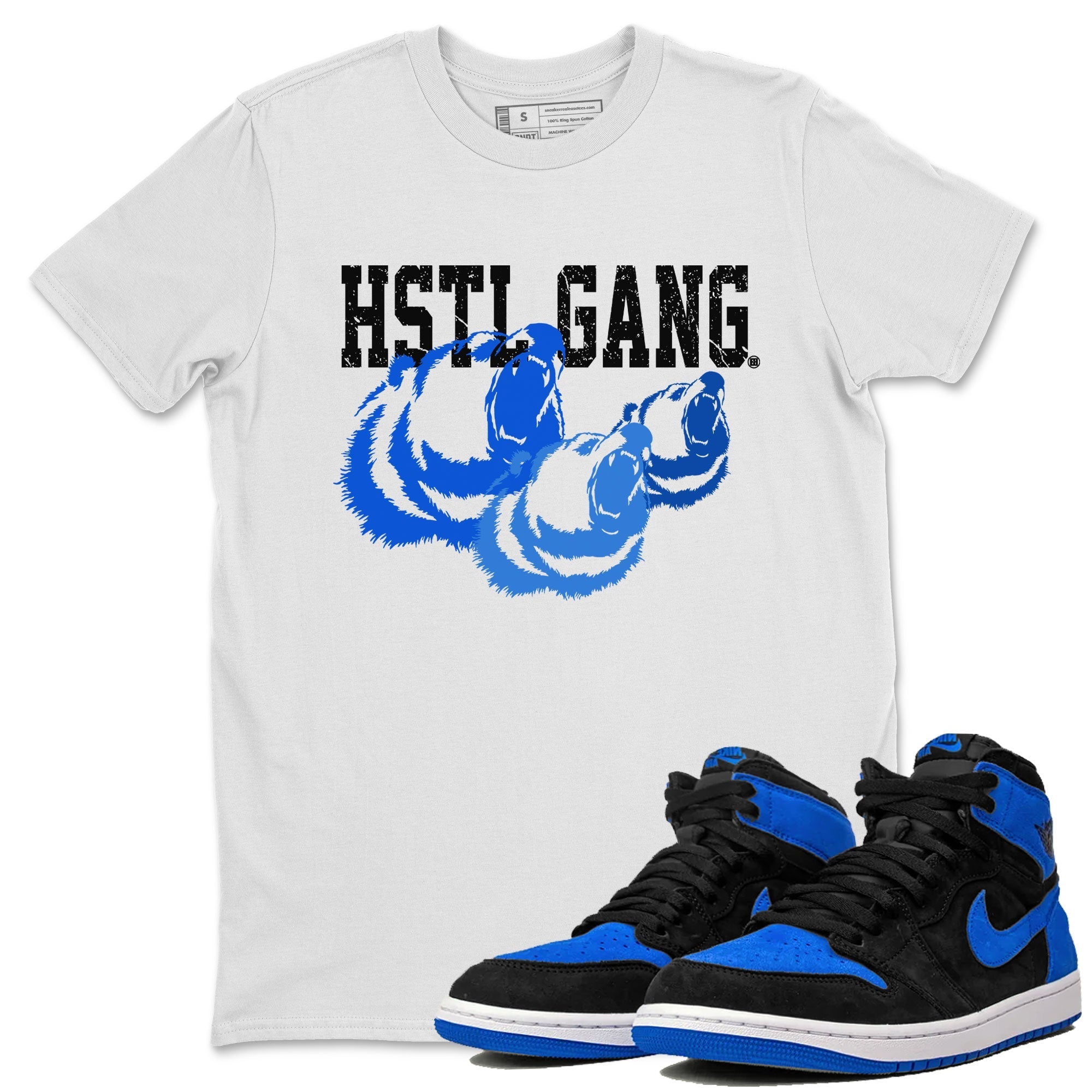 Hustle Gang snkmatch Tee - Air Jordan 1 Royal Reimagined