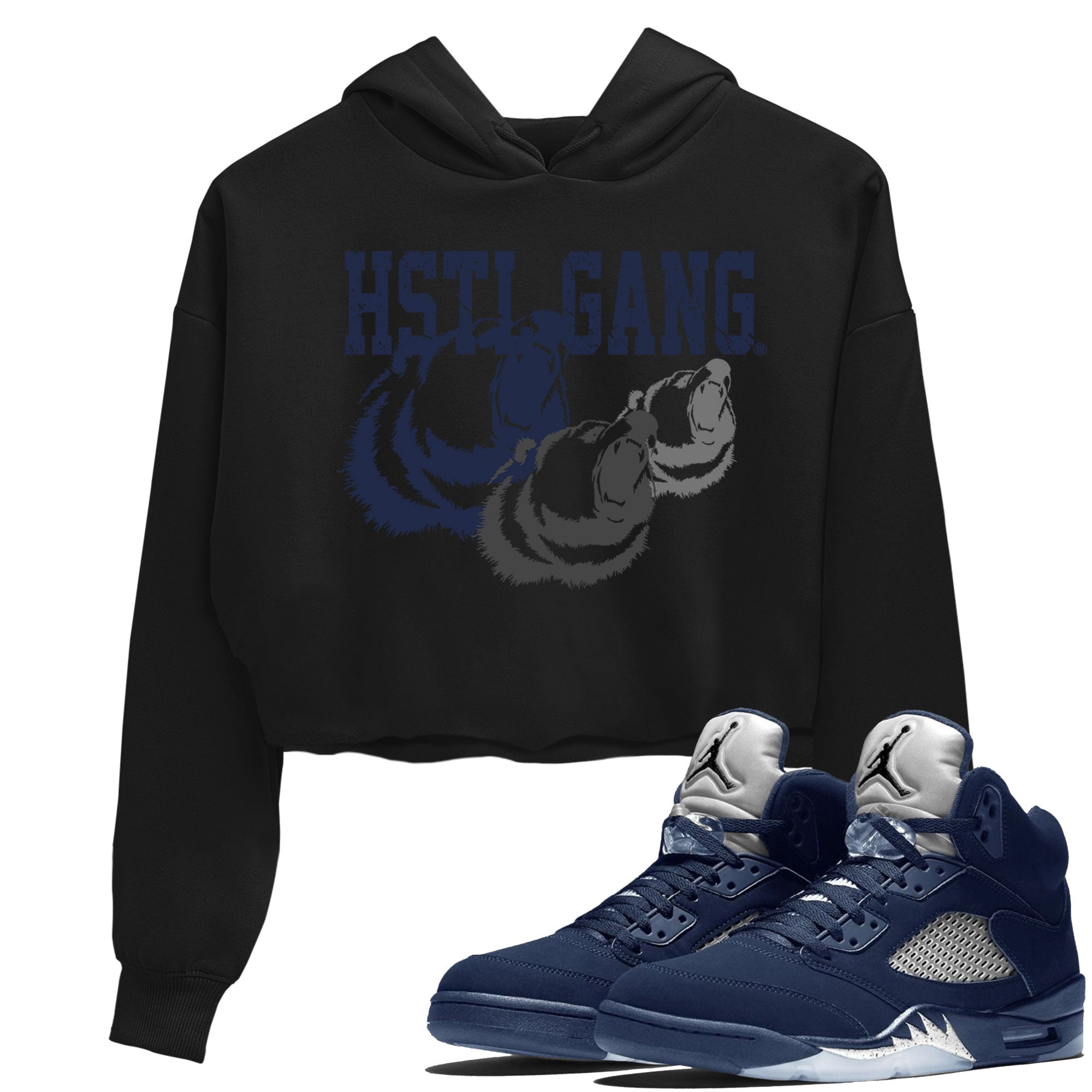 Hustle Gang snkmatch Women's Top - Air Jordan 5 Georgetown